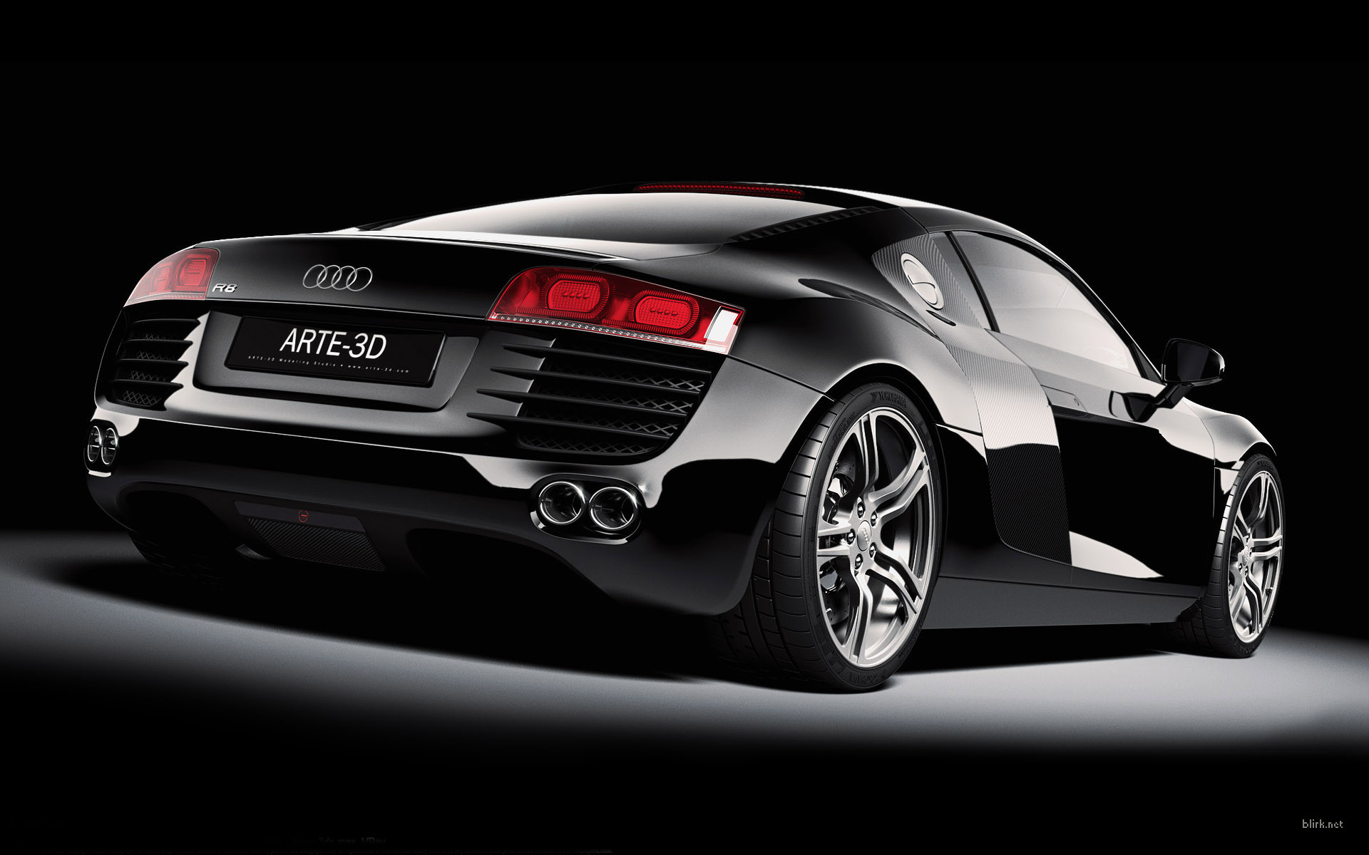 Audi R8 Black Wallpapers