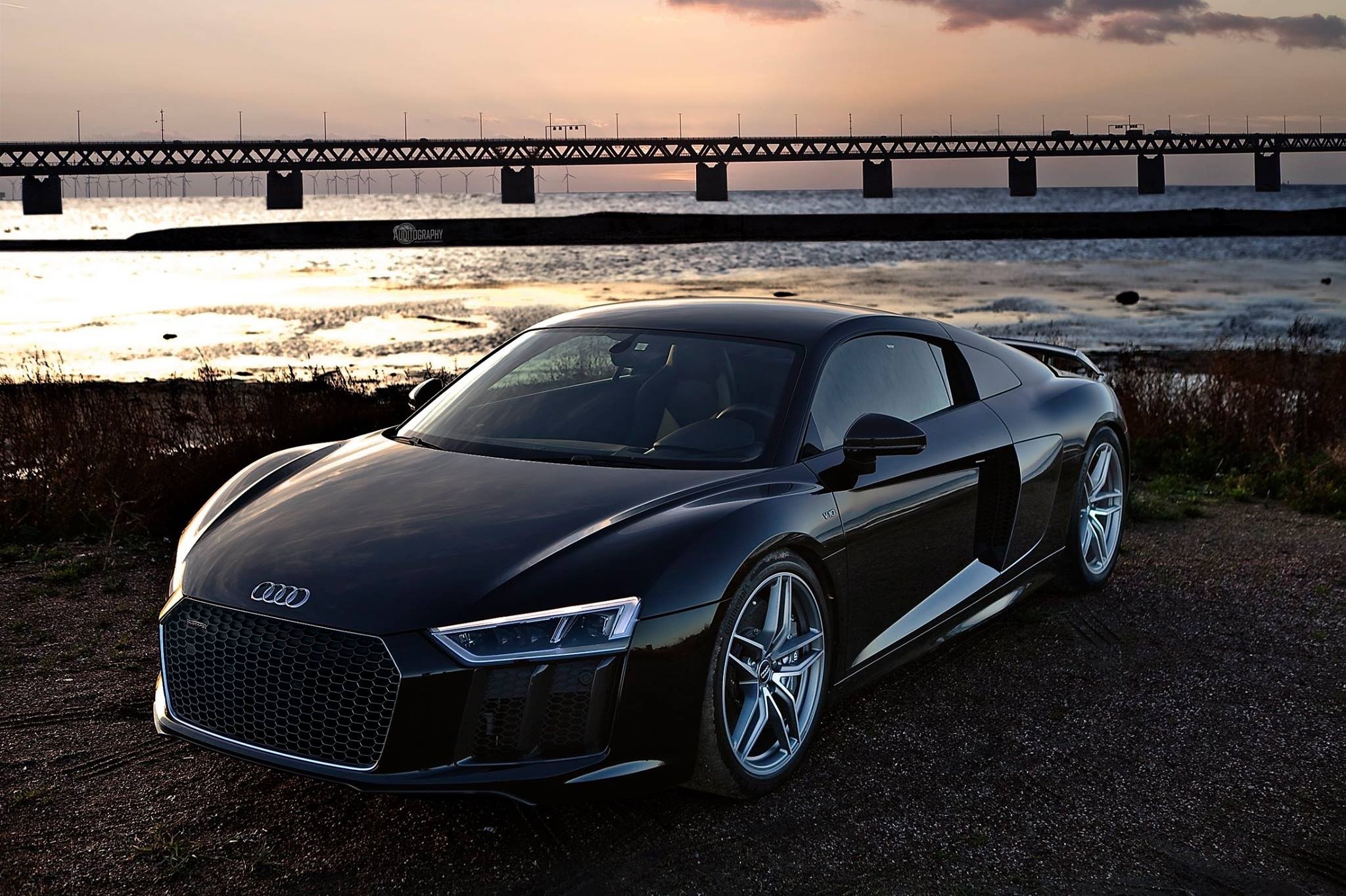 Audi R8 Black Wallpapers