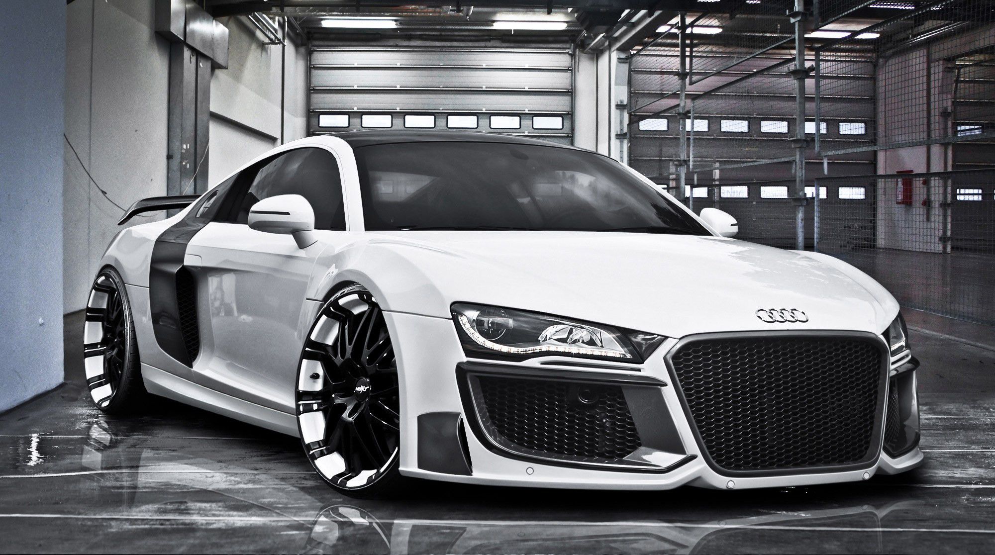 Audi R8 Black Wallpapers