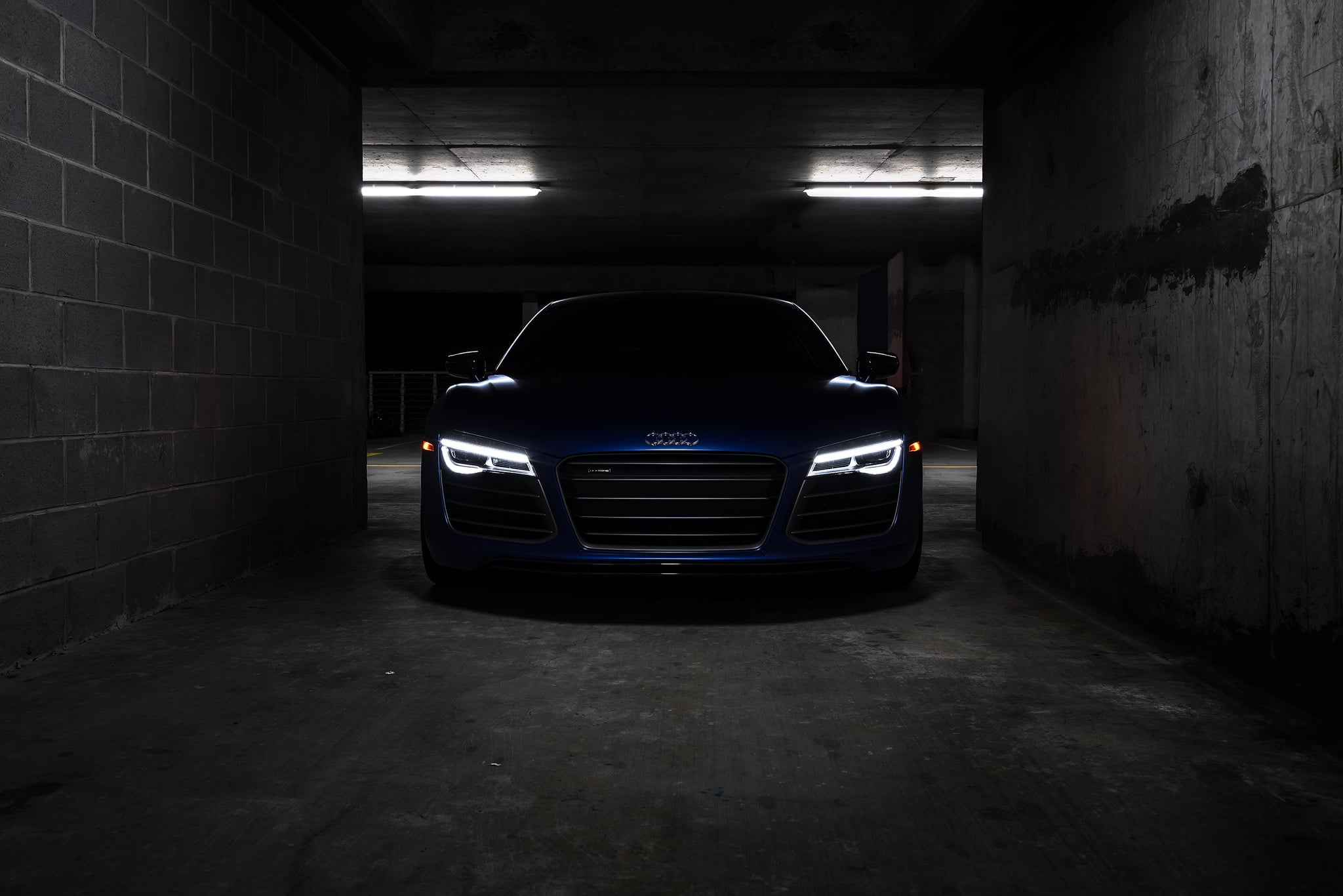 Audi R8 Black Wallpapers