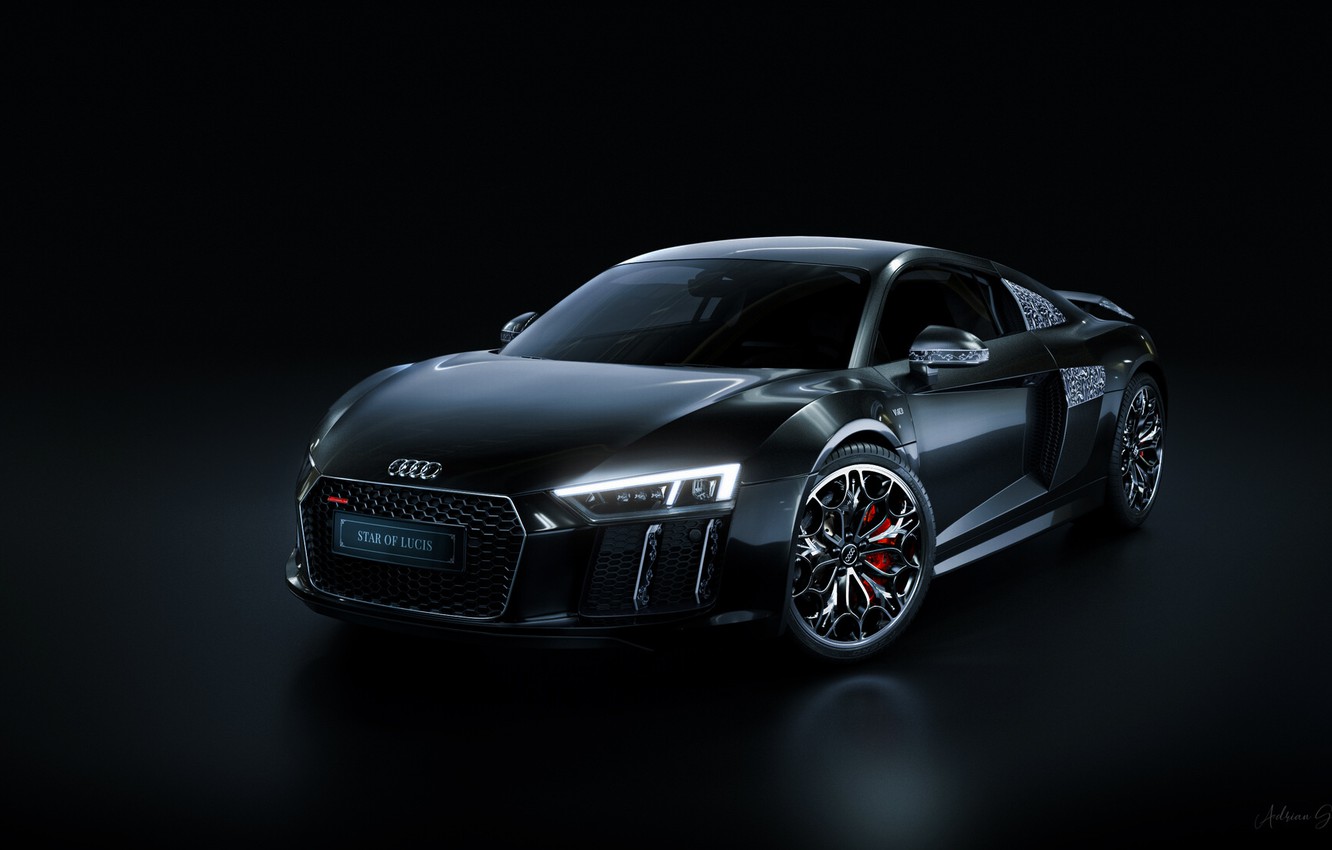 Audi R8 Black Wallpapers