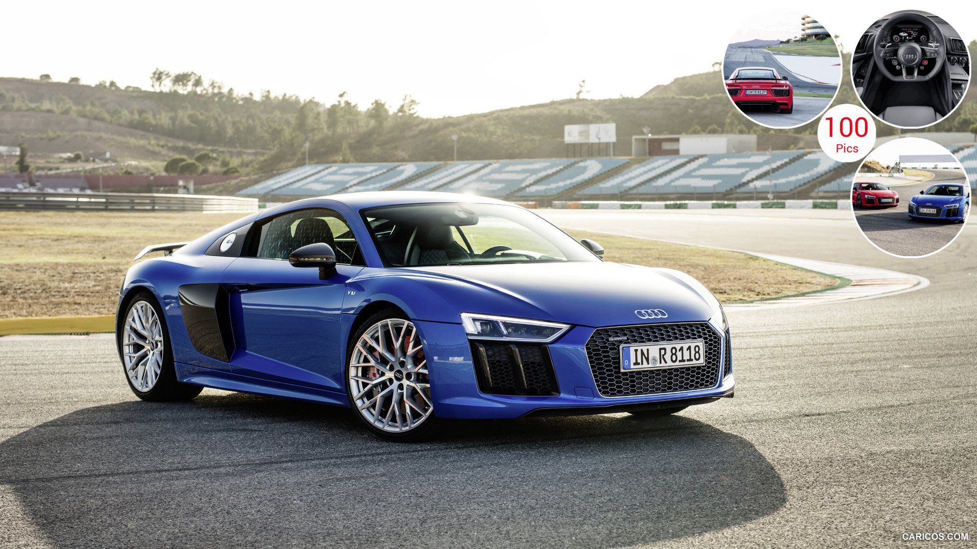 Audi R8 Spyder V10 Plus 4K Side View 2017 Wallpapers