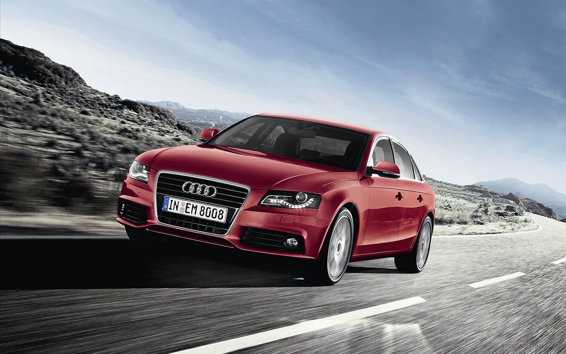 Audi Red Colour Wallpapers