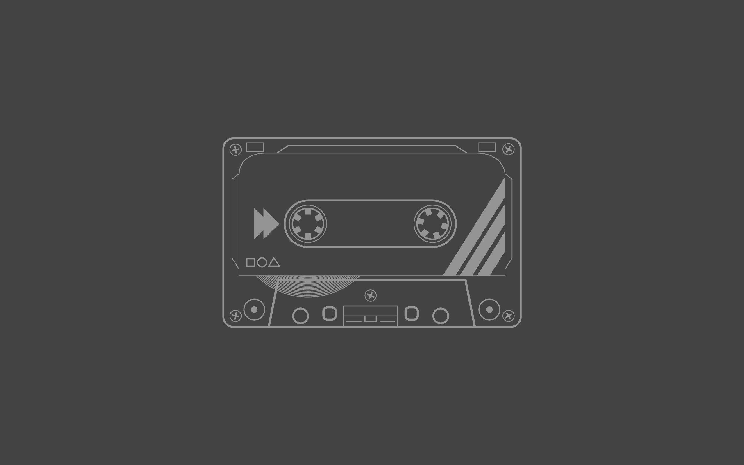 Audio Cassete Minimalism Wallpapers