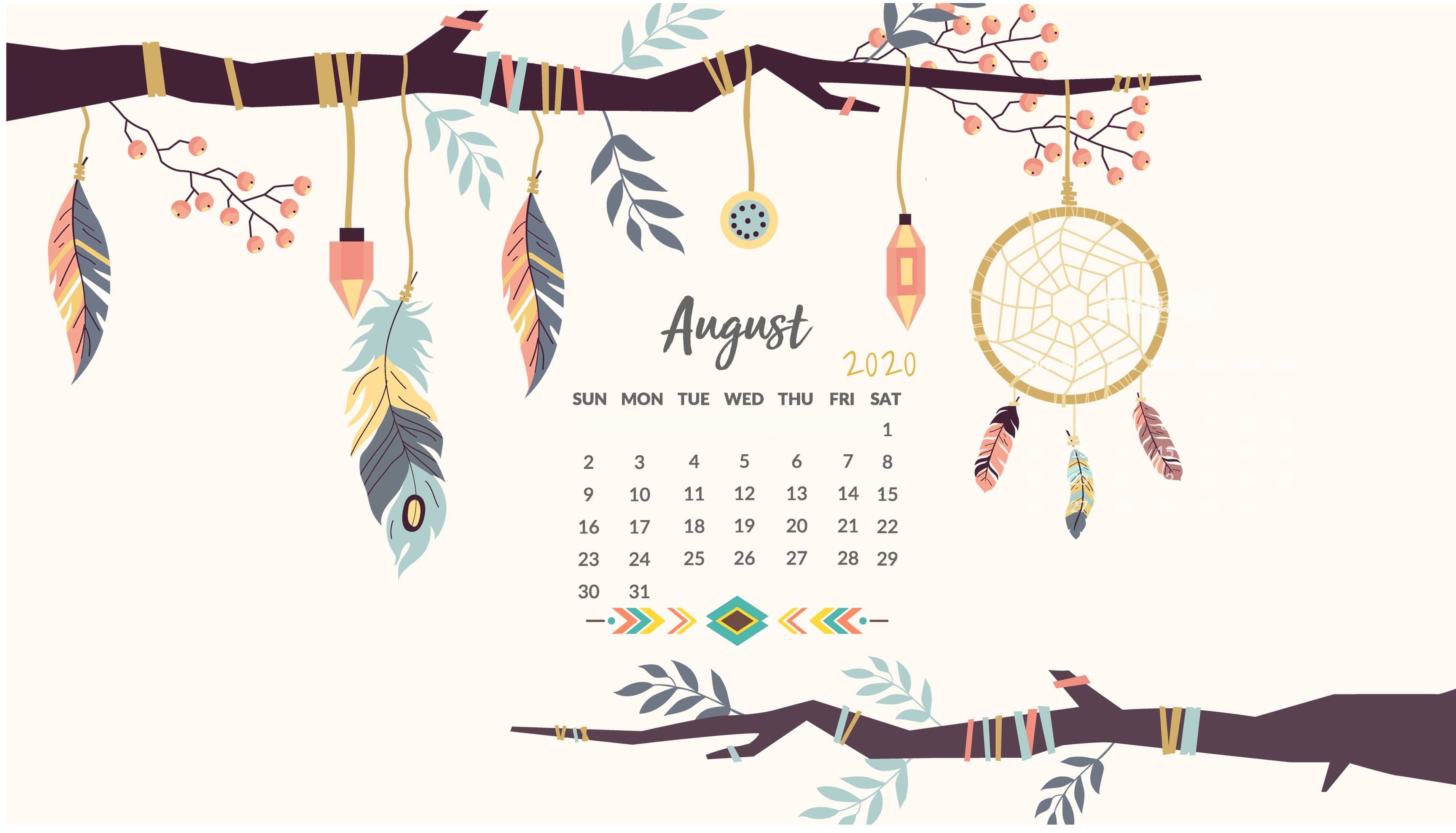 August 2021 Calendar Wallpapers