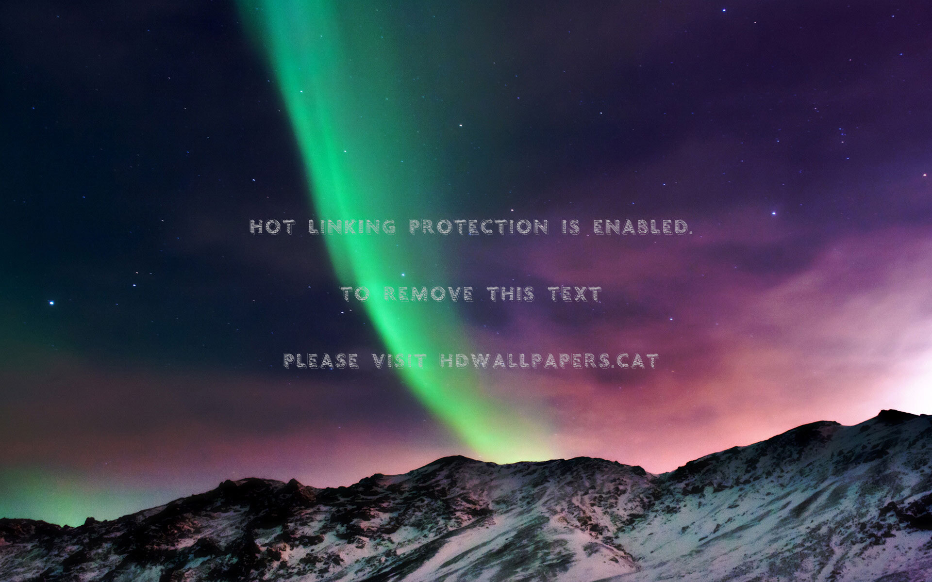 Aurora Borealis And Mountain Wallpapers