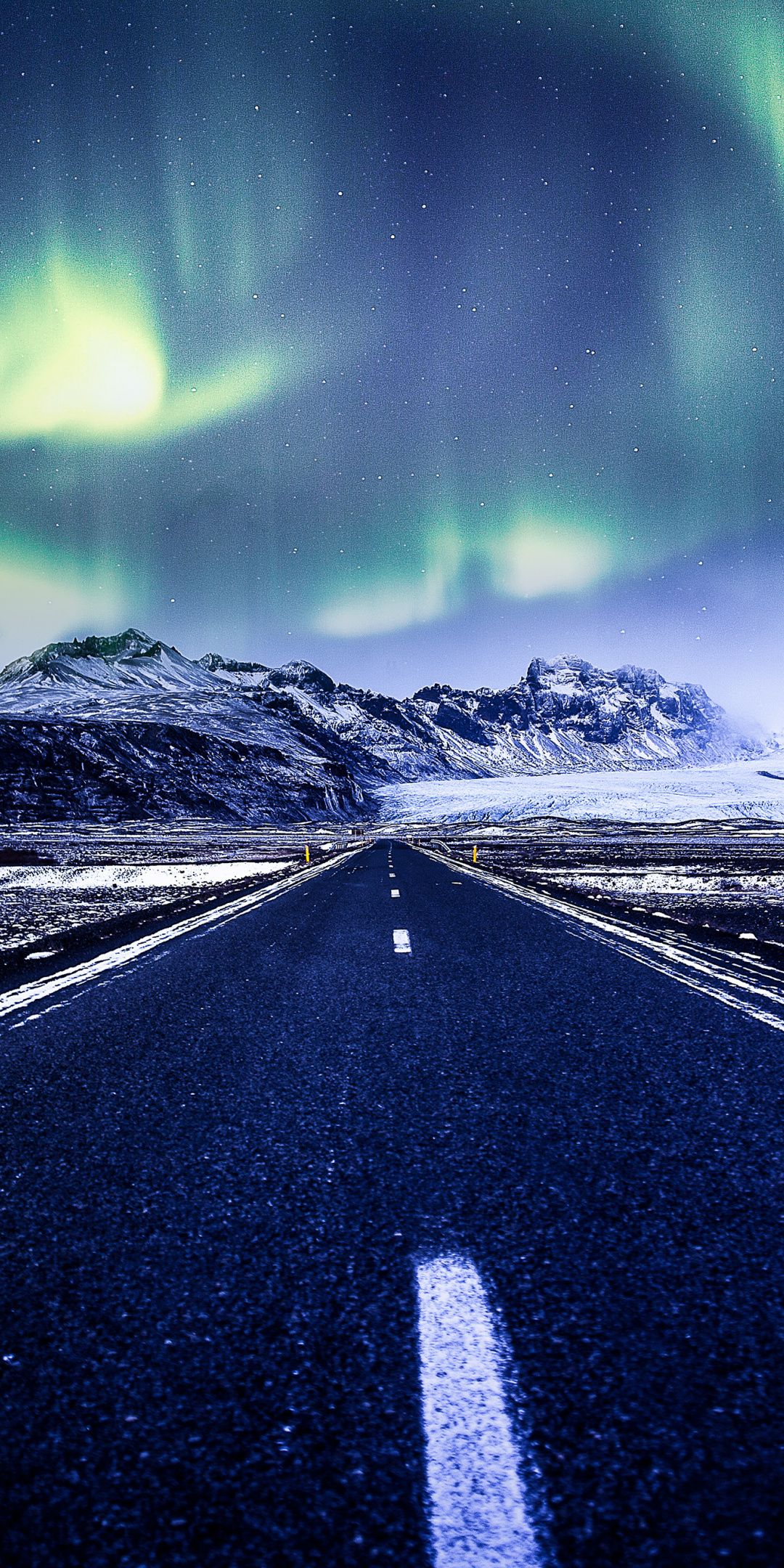 Aurora Borealis At Winter Wallpapers