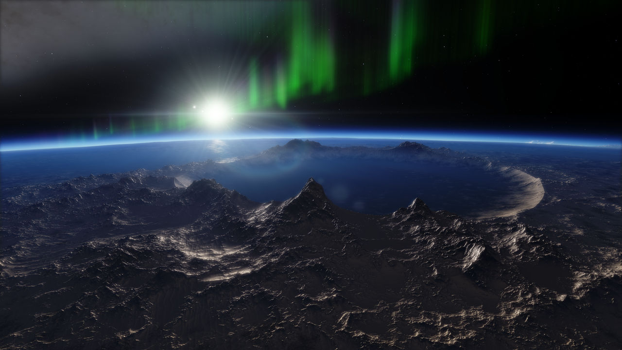 Aurora Borealis From Space Wallpapers