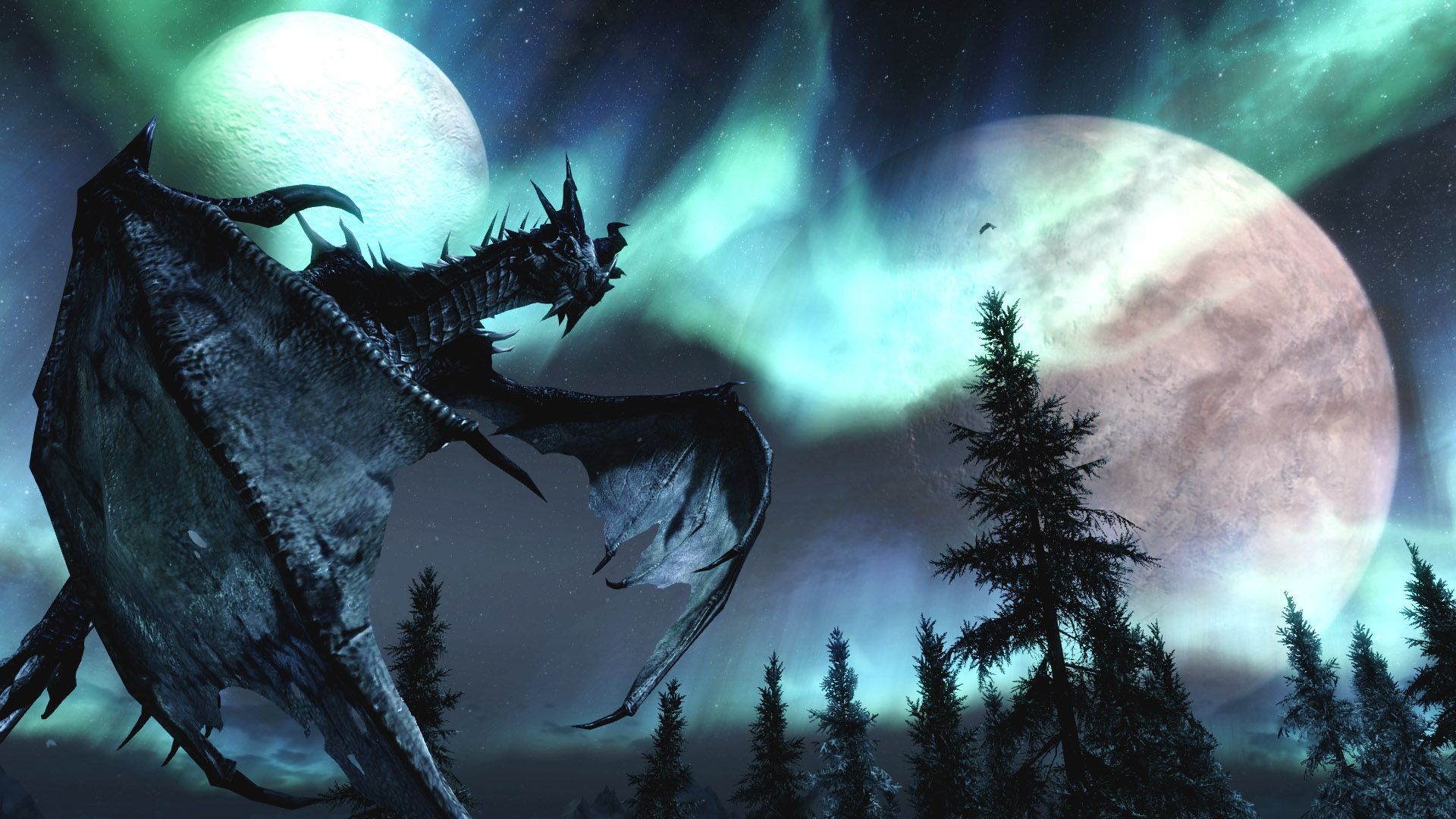 Aurora Dragons Wallpapers