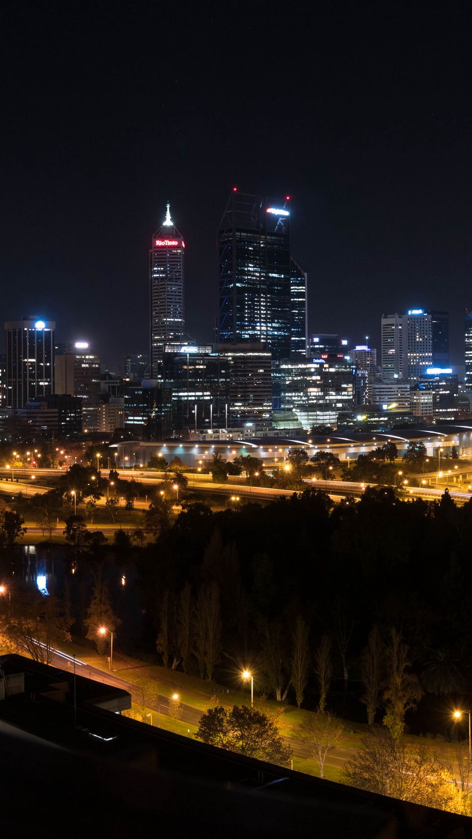 Australia Buildings Lights At Night Wallpapers