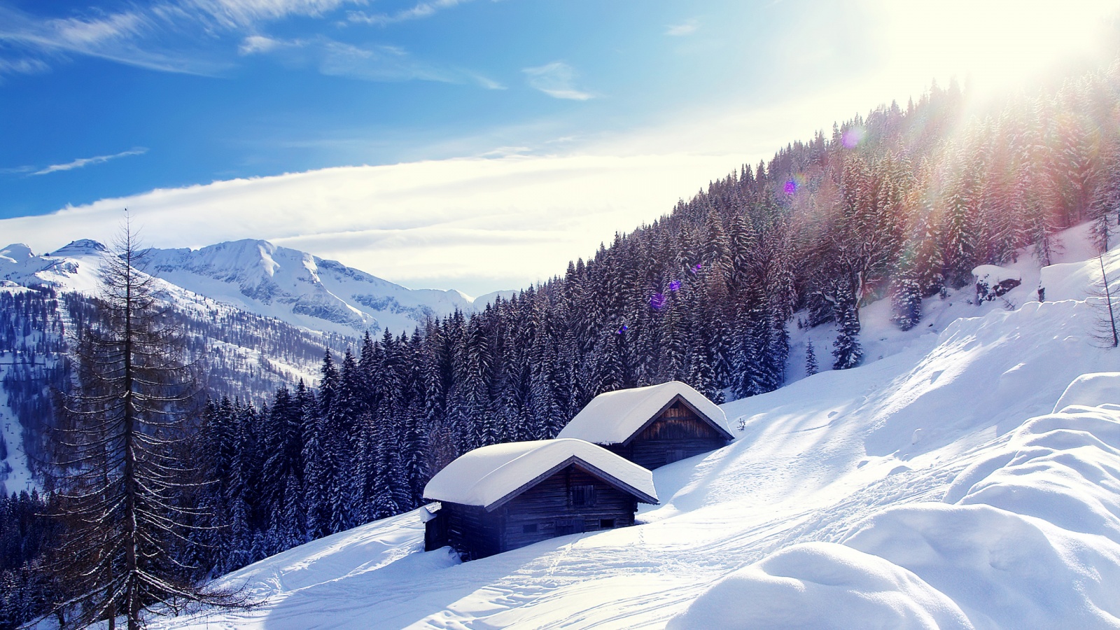 Austria Snow Alps Wallpapers