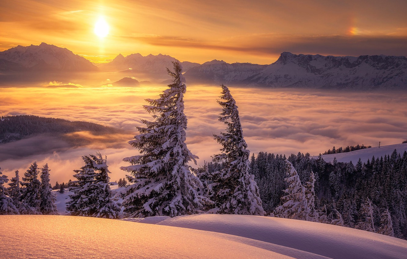 Austria Snow Alps Wallpapers