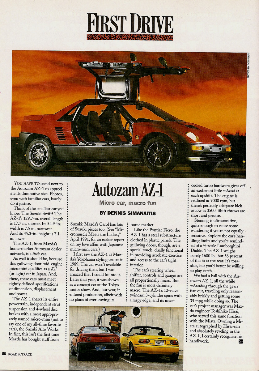 Autozam Az-1 Wallpapers