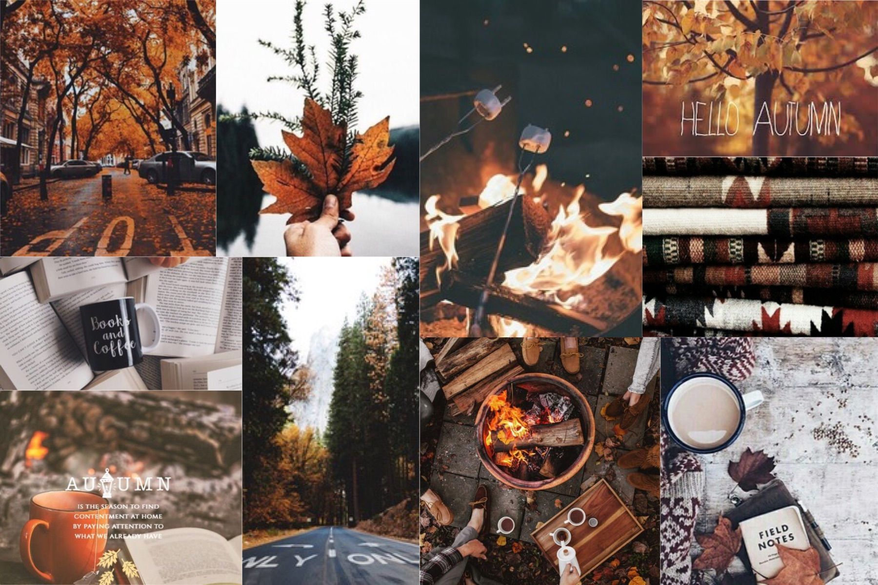 Autumn Aesthetic Laptop Wallpapers