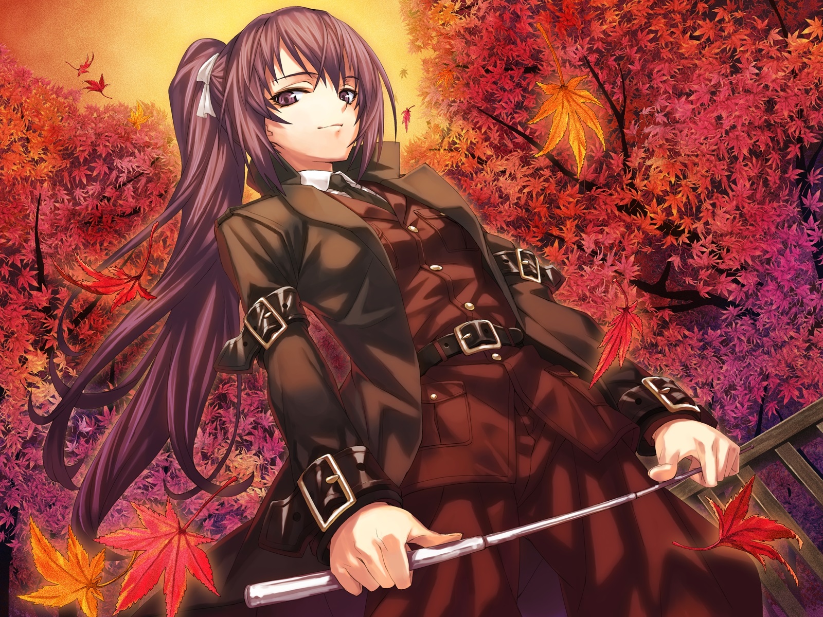 Autumn Anime Girl Wallpapers
