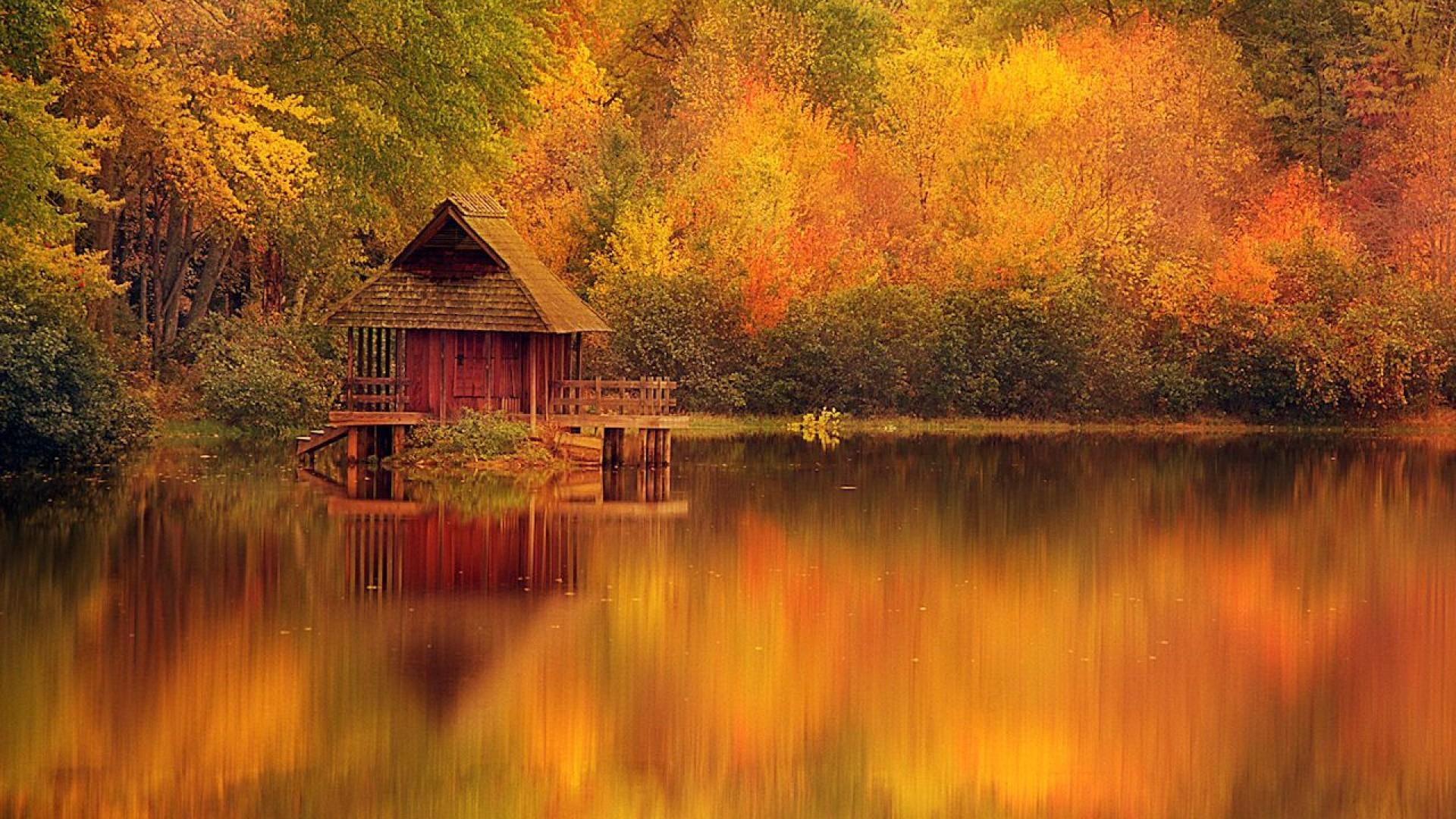 Autumn Cabin Wallpapers