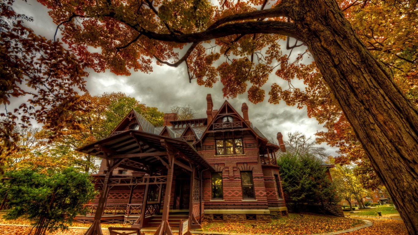 Autumn Cabin Wallpapers