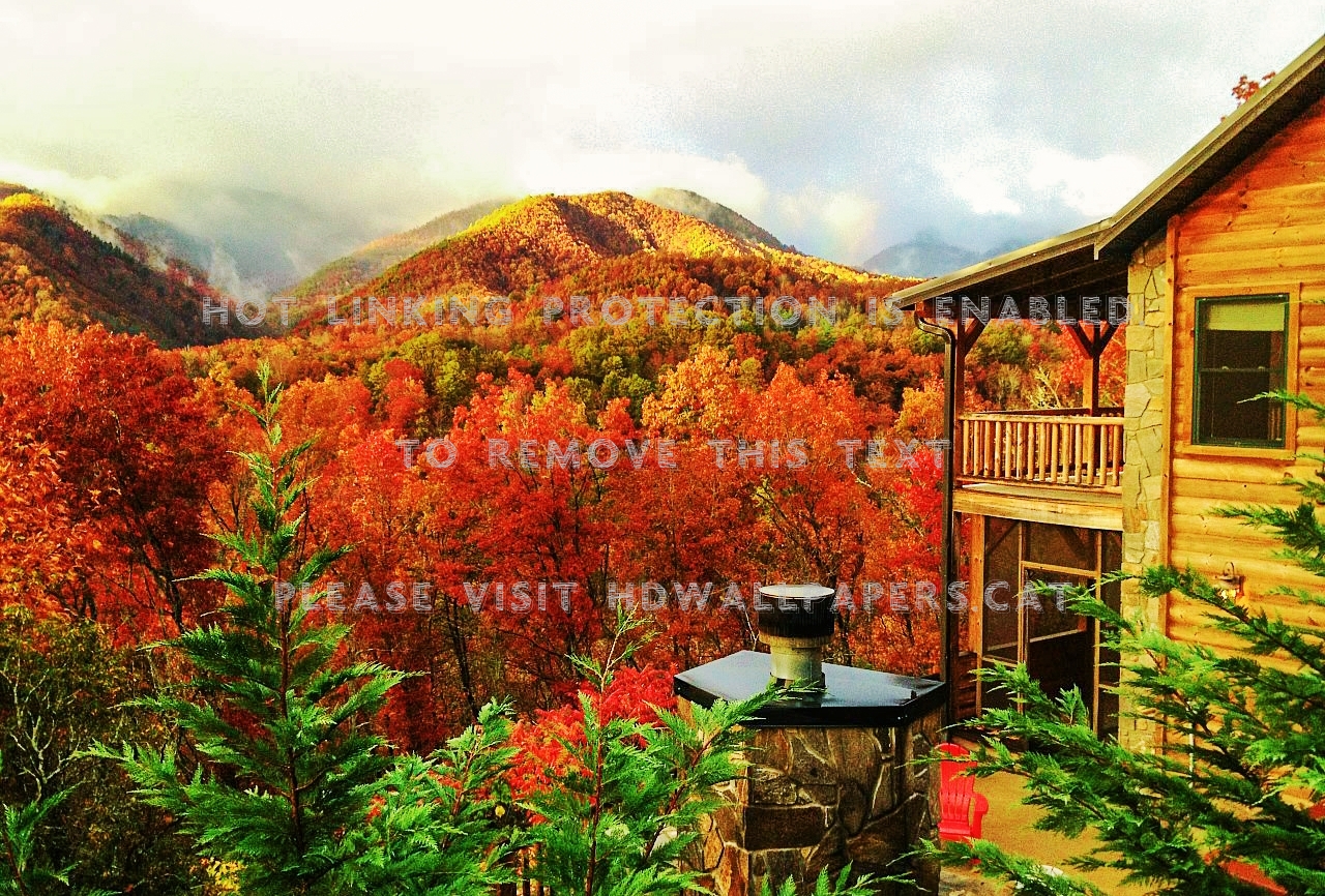 Autumn Cabin Wallpapers