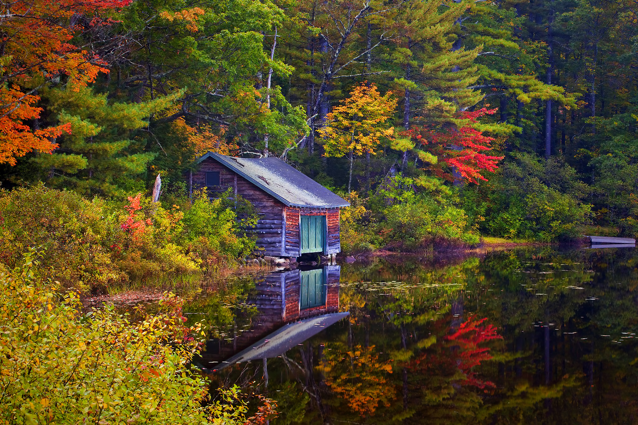 Autumn Cabin Wallpapers