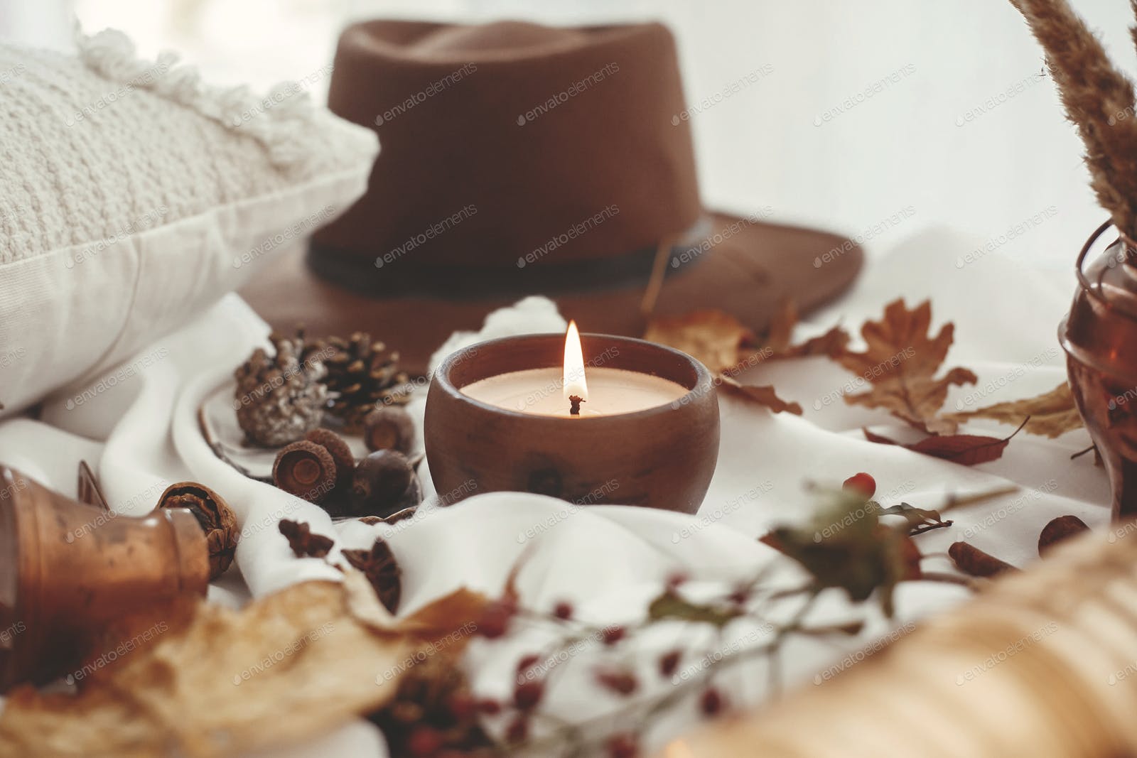 Autumn Candle Wallpapers