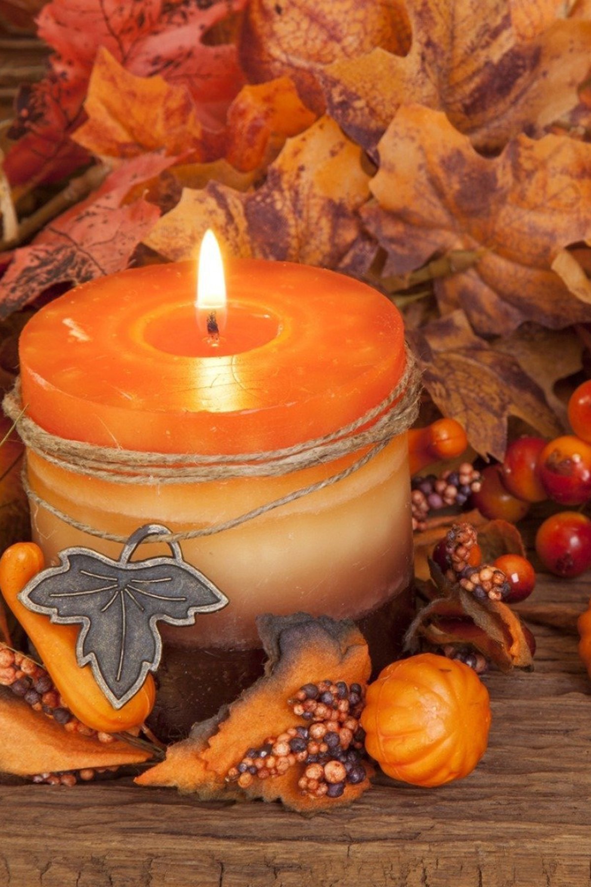 Autumn Candle Wallpapers