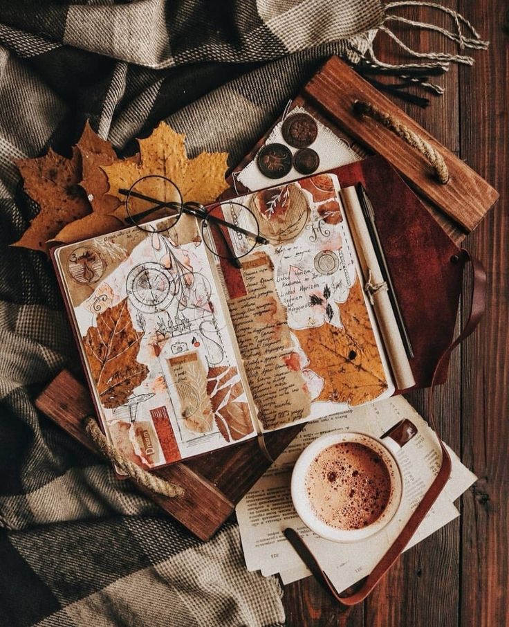 Autumn Coffee Books Wallpapers