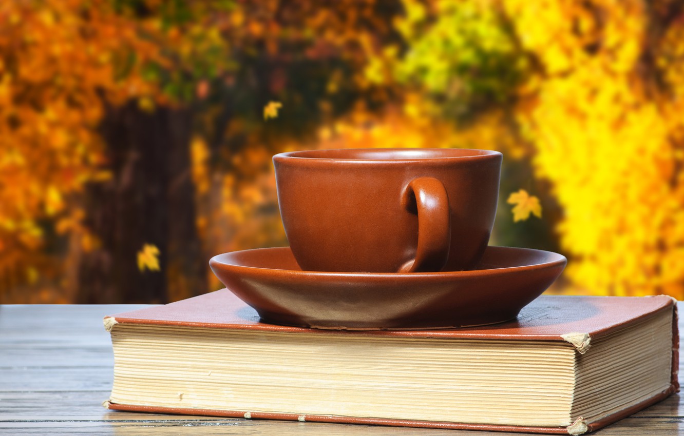 Autumn Coffee Books Wallpapers