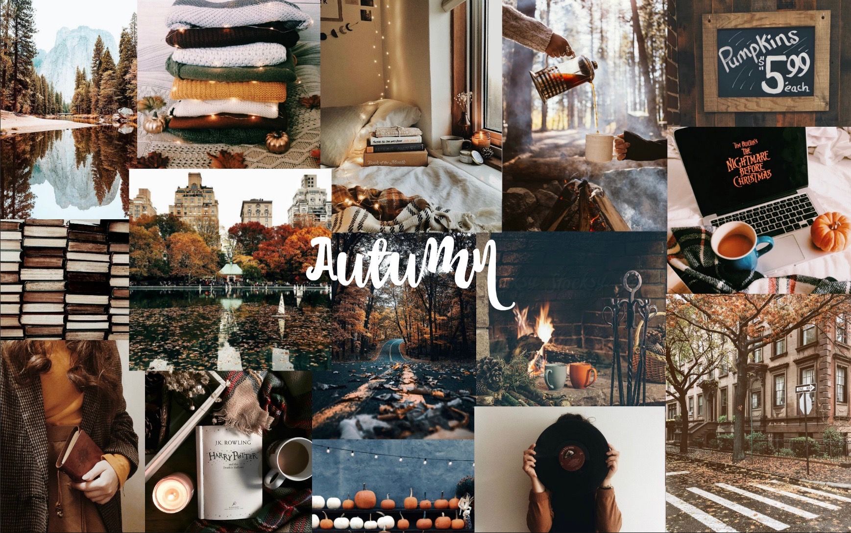 Autumn Collage Laptop Wallpapers