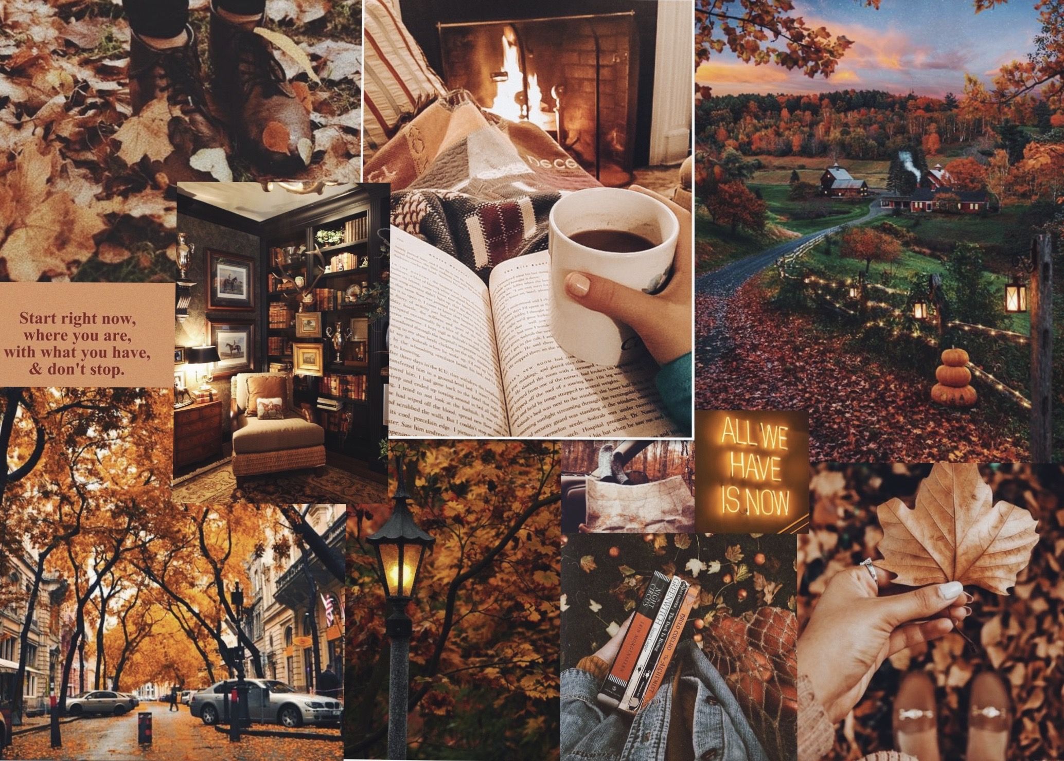 Autumn Collage Laptop Wallpapers