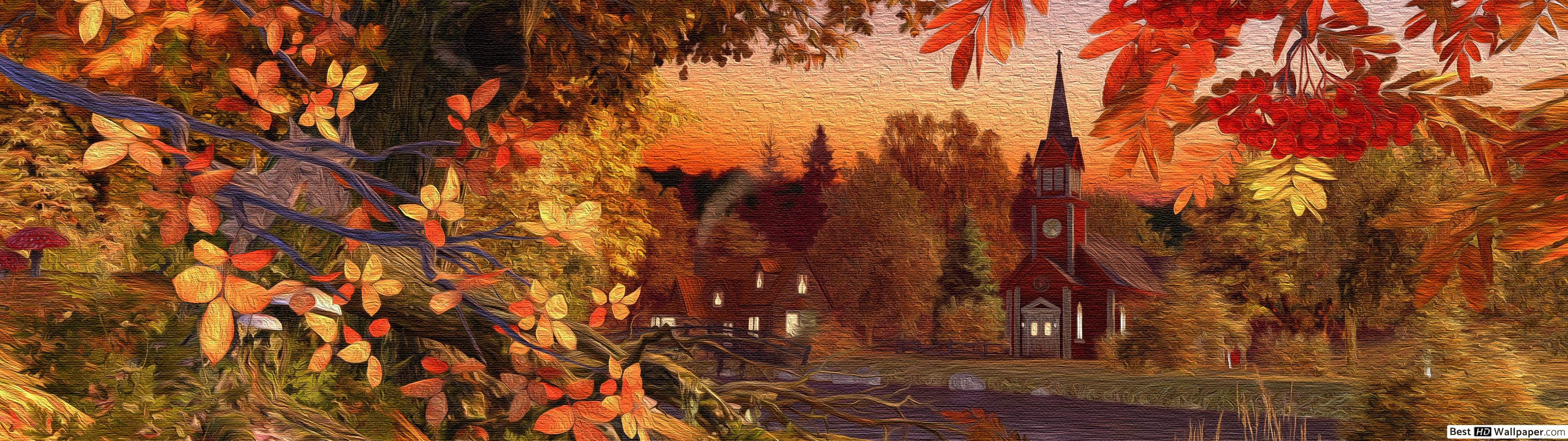 Autumn Dual Monitor Wallpapers