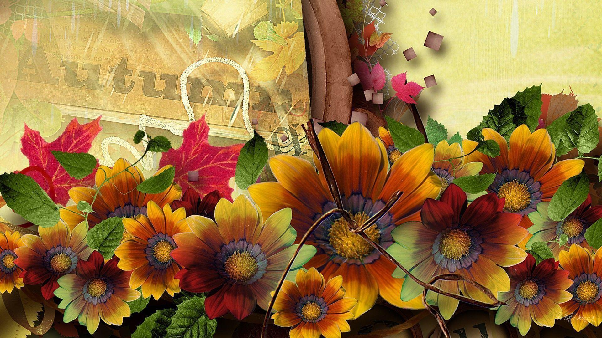 Autumn Flowers Desktop Wallpapers
