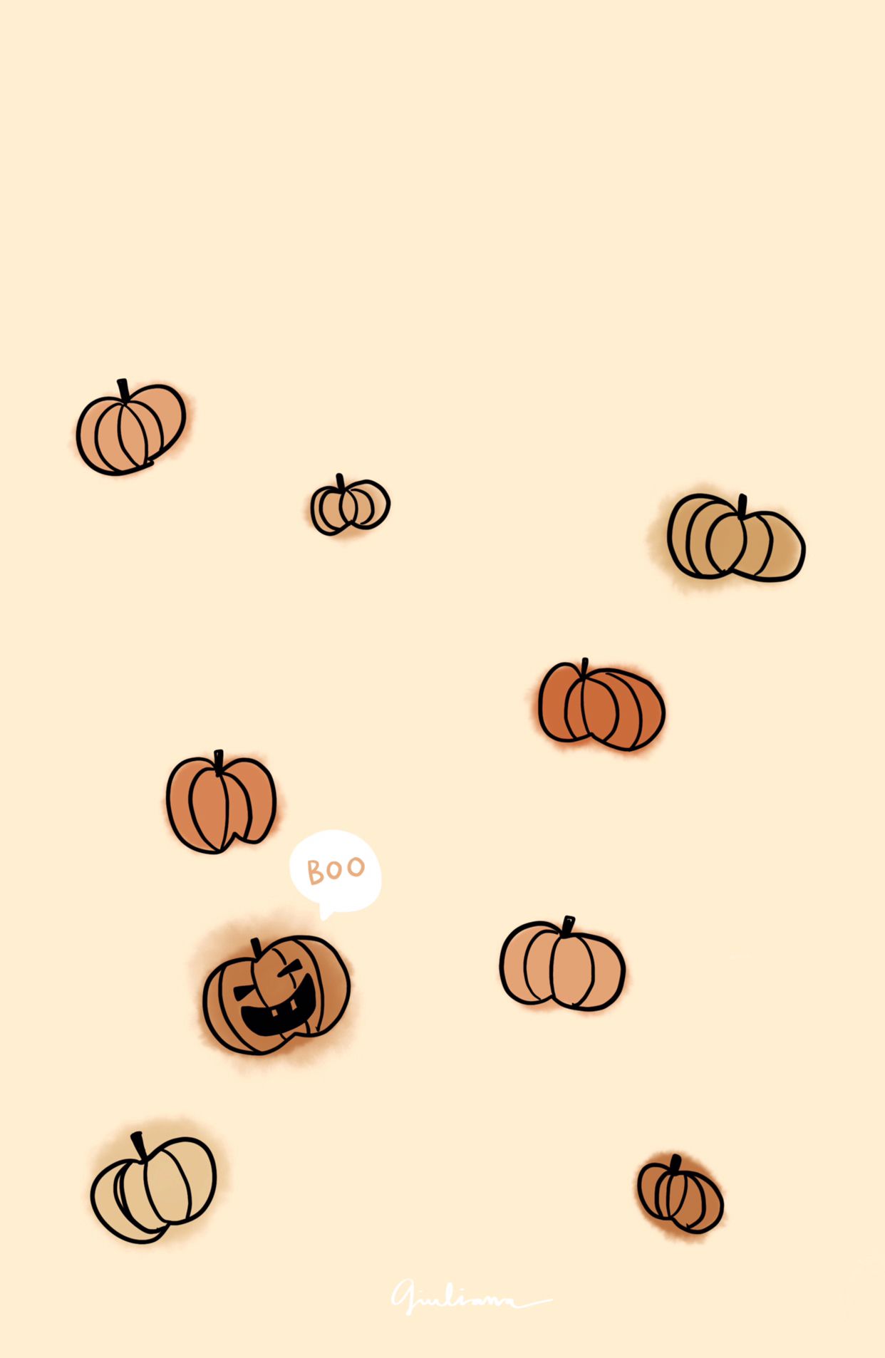 Autumn Halloween Aesthetic Wallpapers