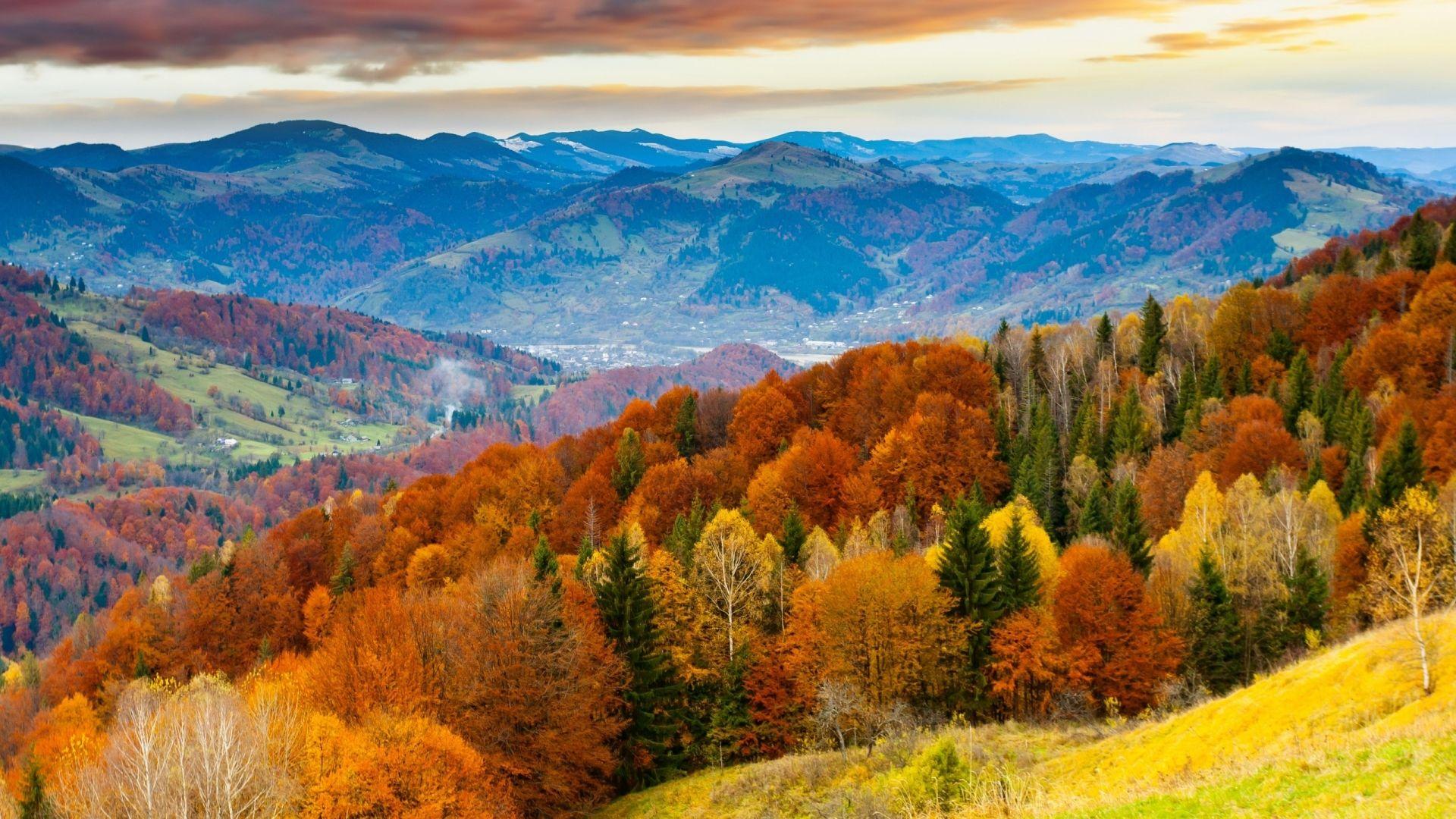 Autumn Mountains Desktop Wallpapers