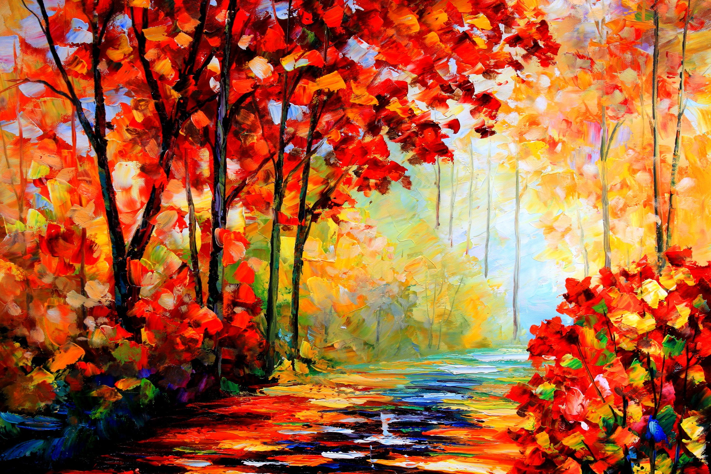 Autumn Painting Wallpapers