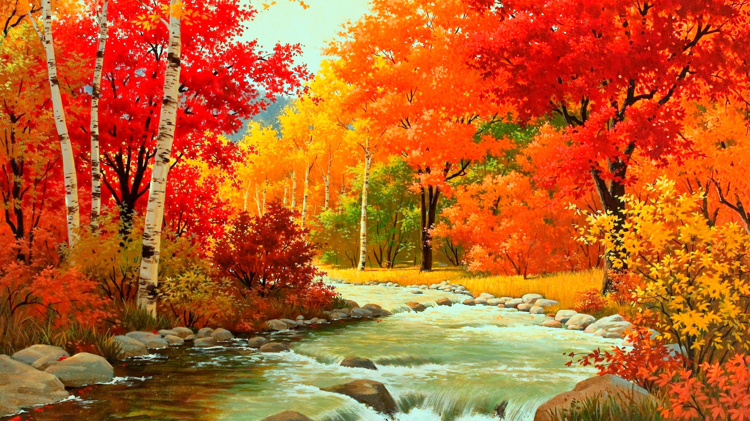 Autumn Painting Wallpapers