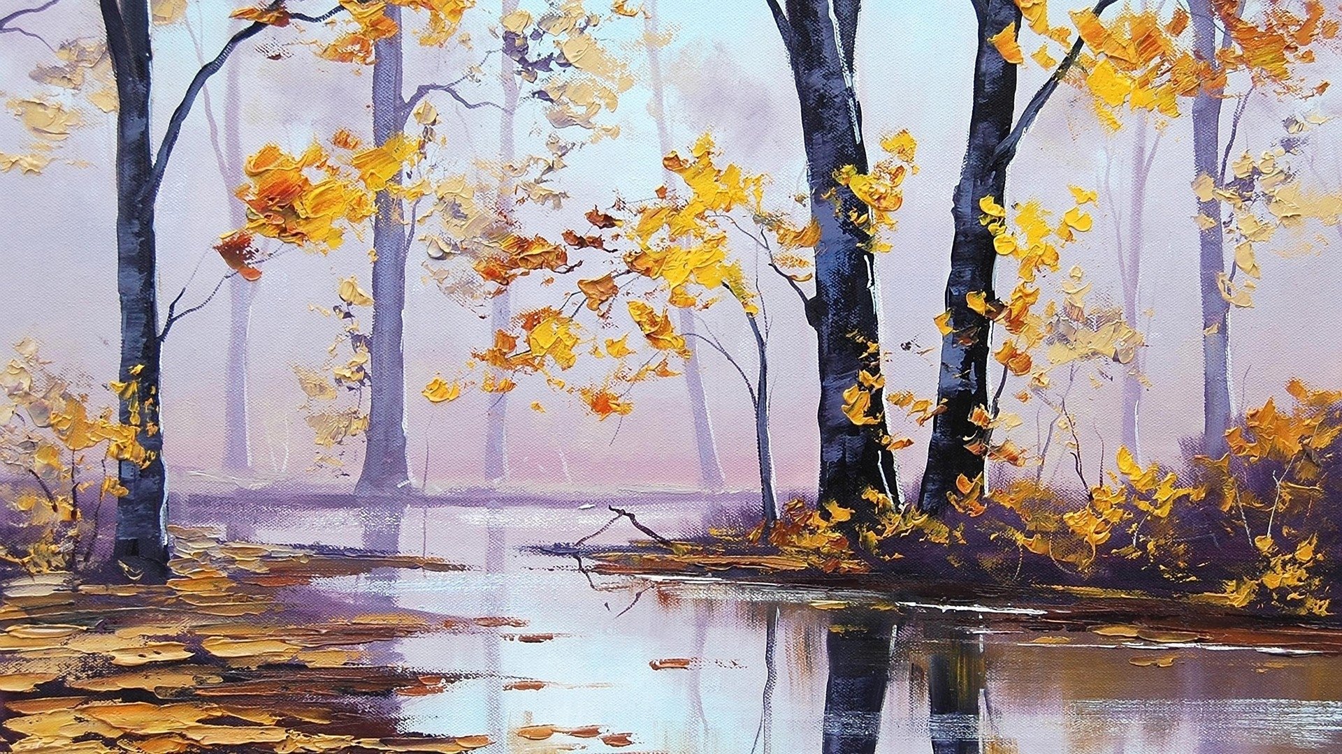 Autumn Painting Wallpapers