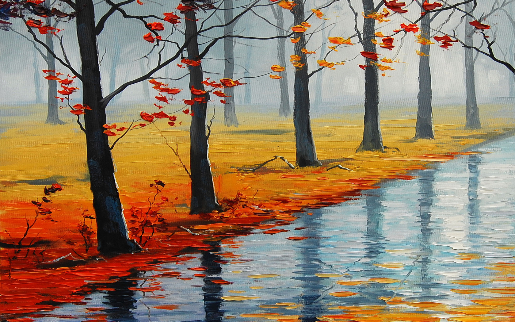 Autumn Painting Wallpapers