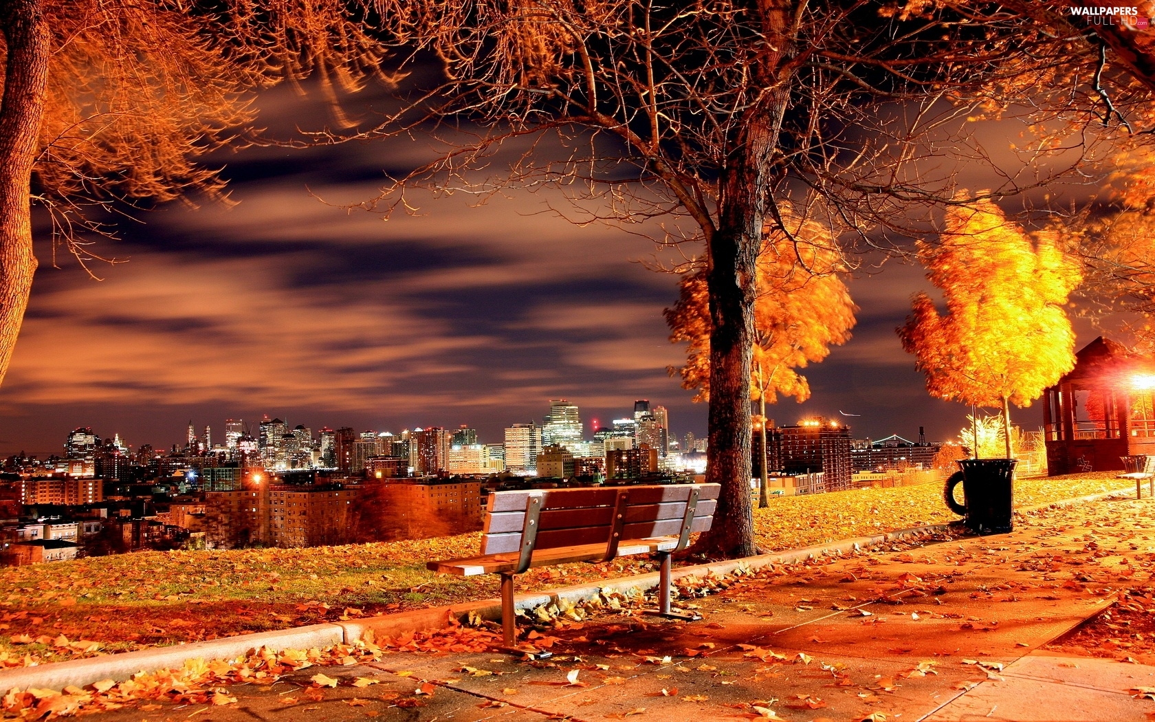 Autumn Town Wallpapers