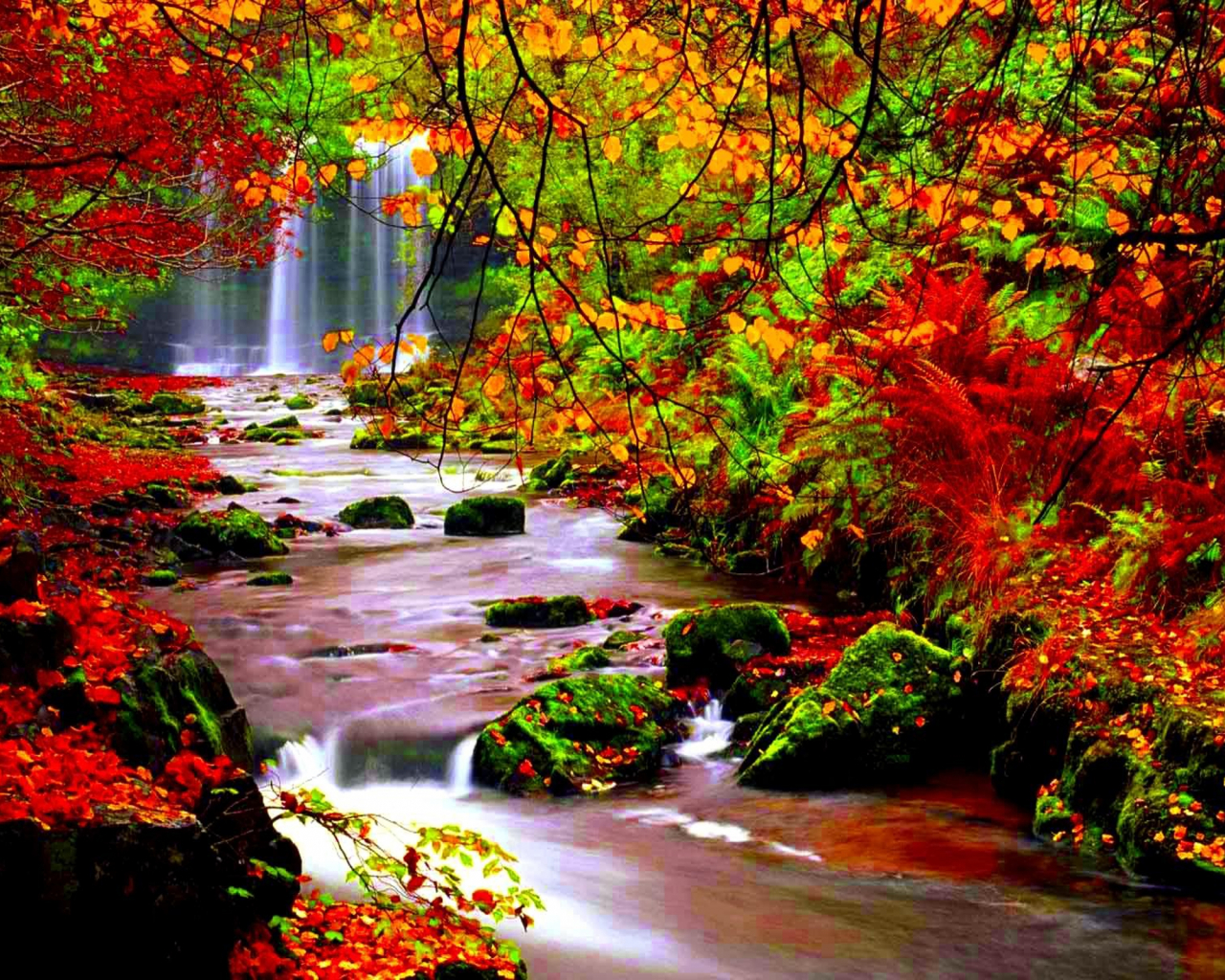 Autumn Water Wallpapers