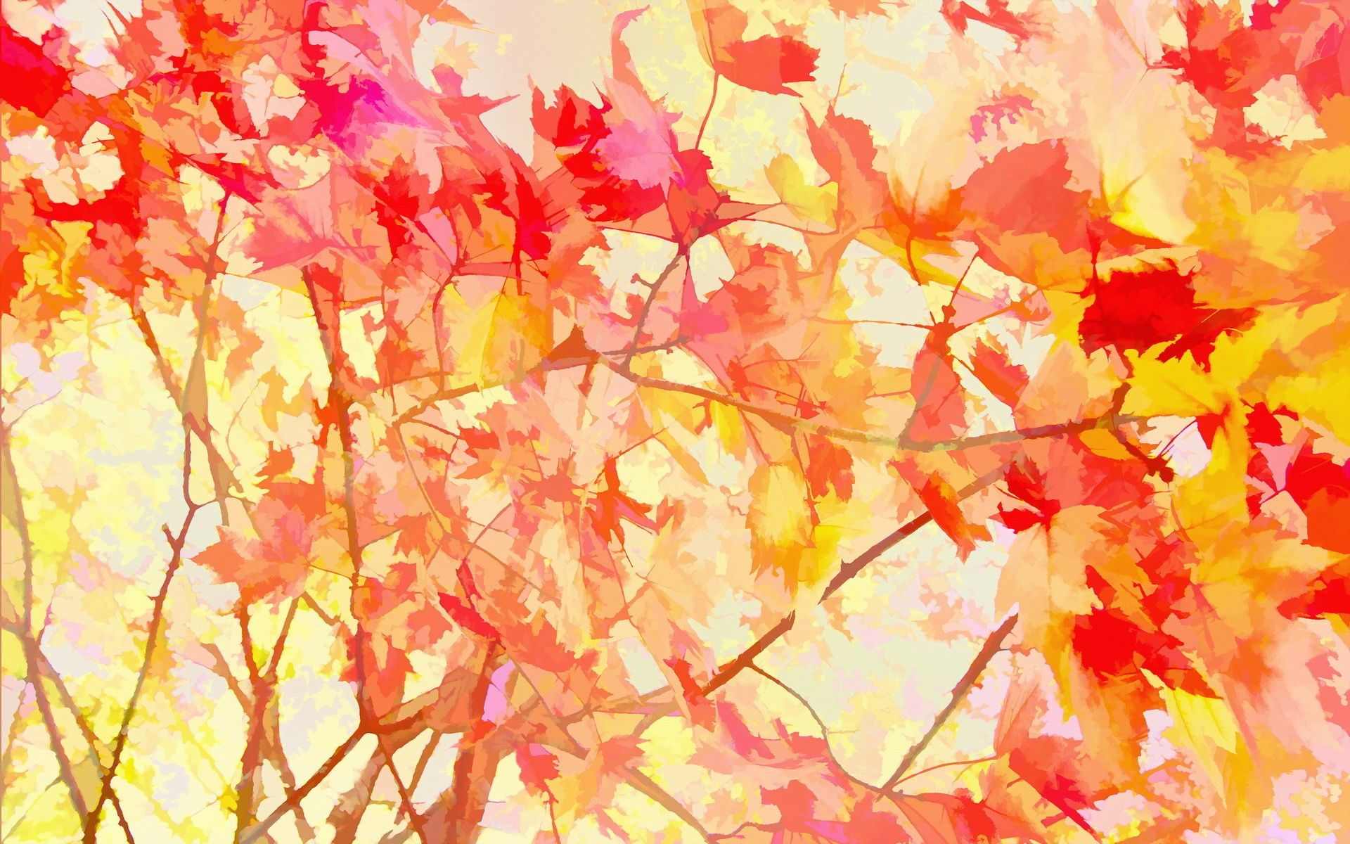 Autumn Watercolour Wallpapers