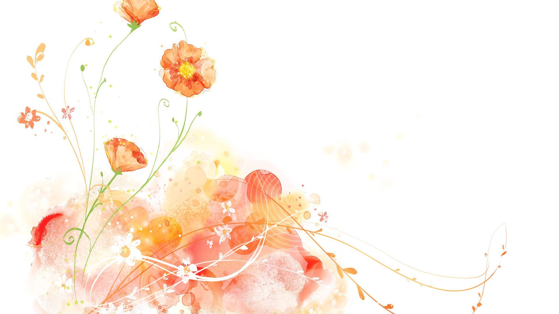 Autumn Watercolour Wallpapers