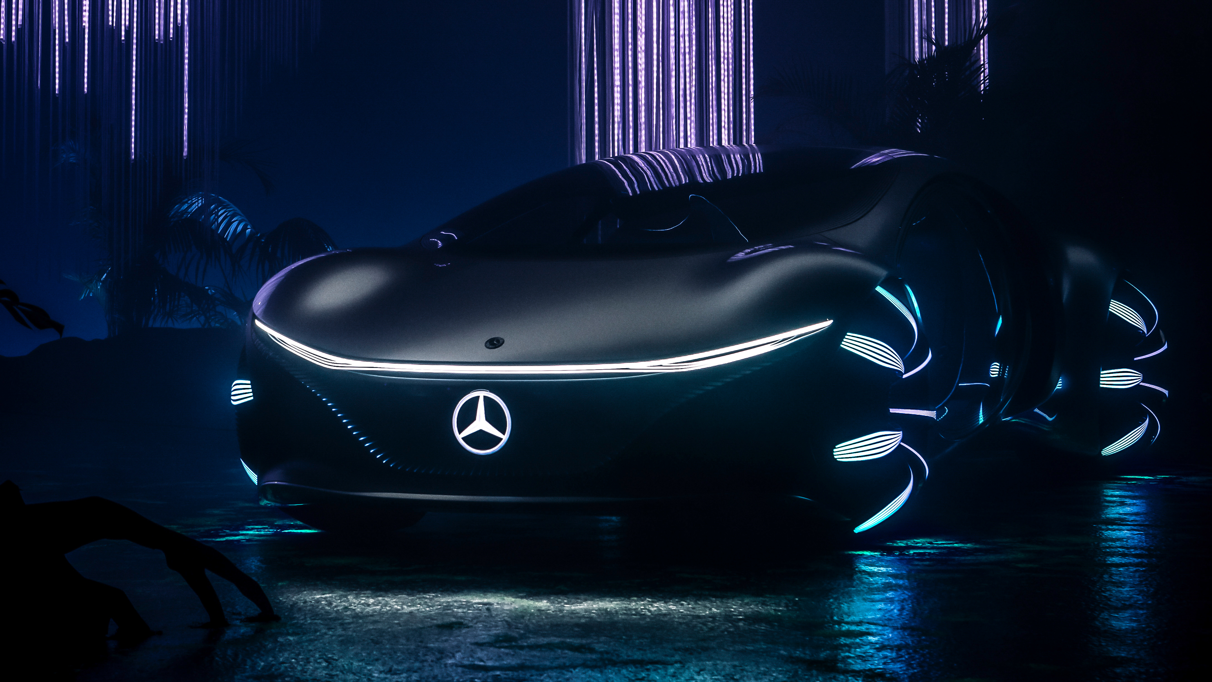 Avatar Mercedes Benz Vision 8K Wallpapers