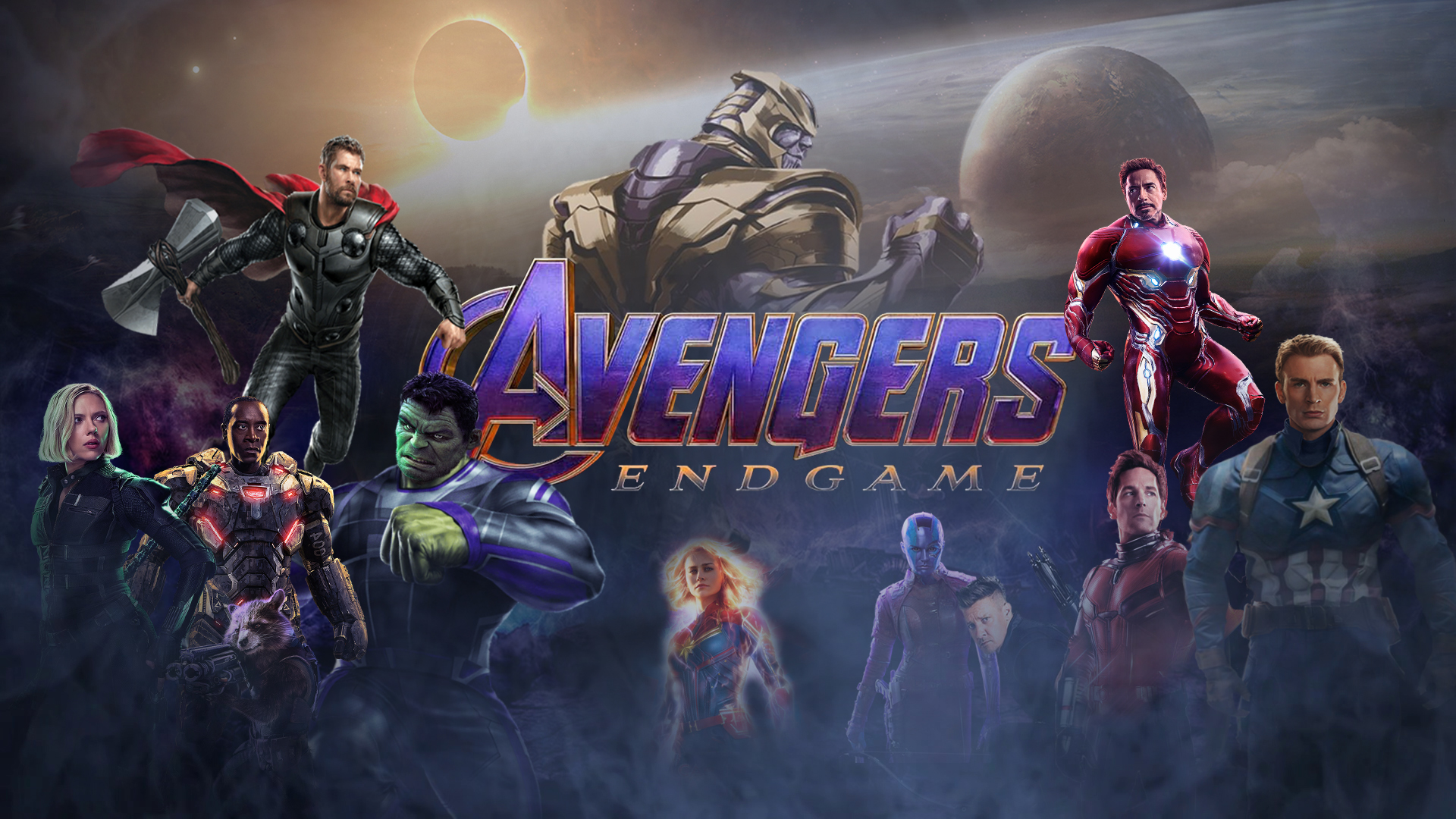 Avengers 4 Endgame 2019 Movie Keyart Wallpapers