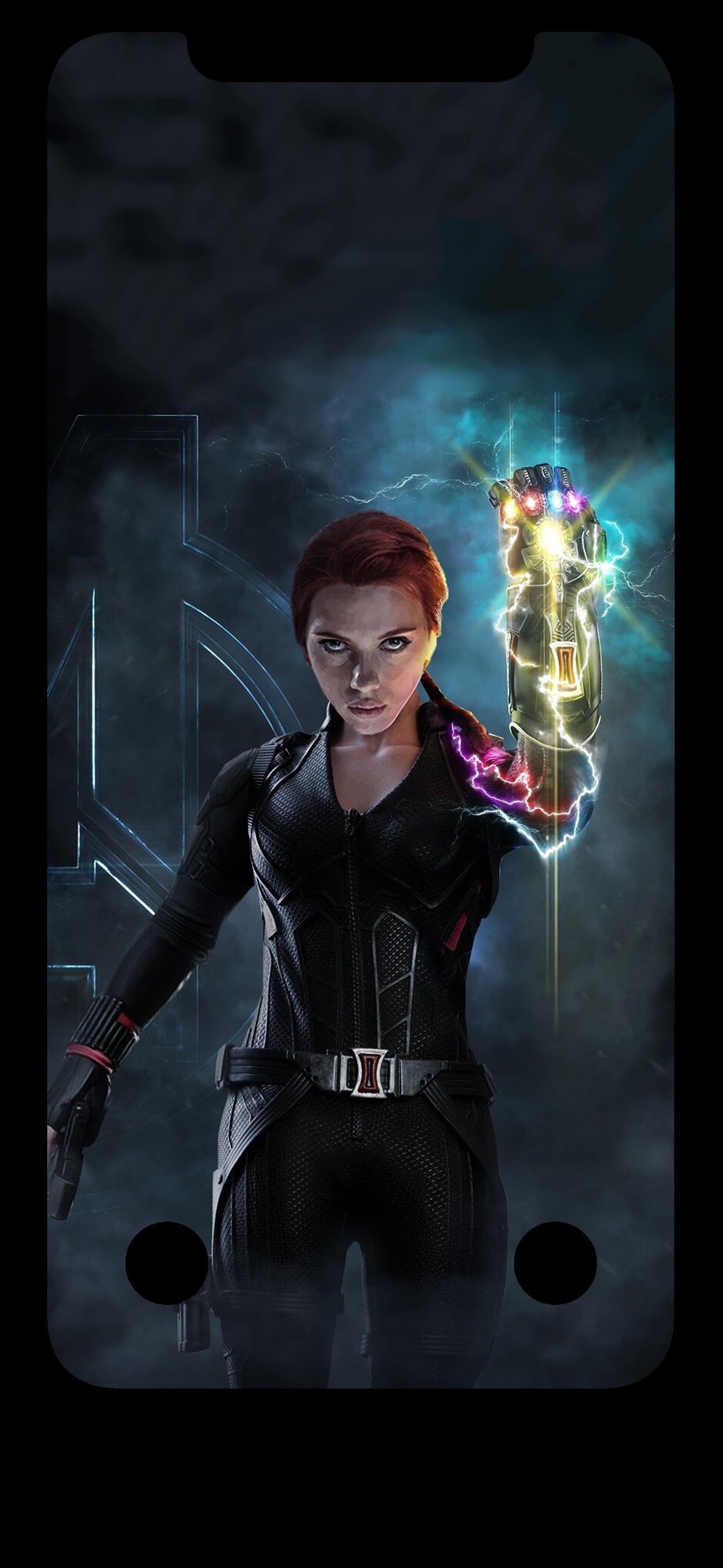 Avengers Endgame Black Widow Poster Art Wallpapers