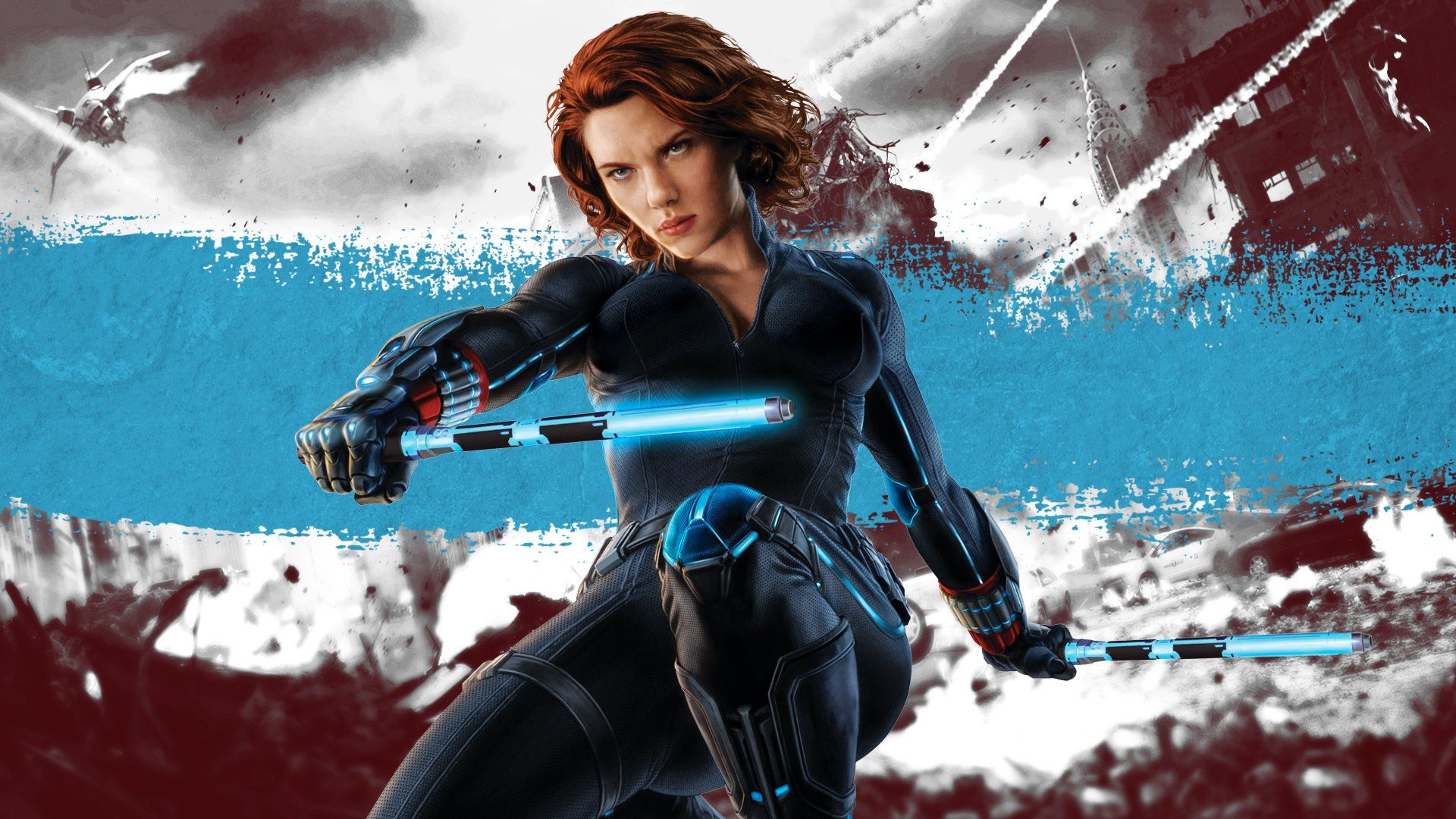 Avengers Endgame Black Widow Poster Art Wallpapers