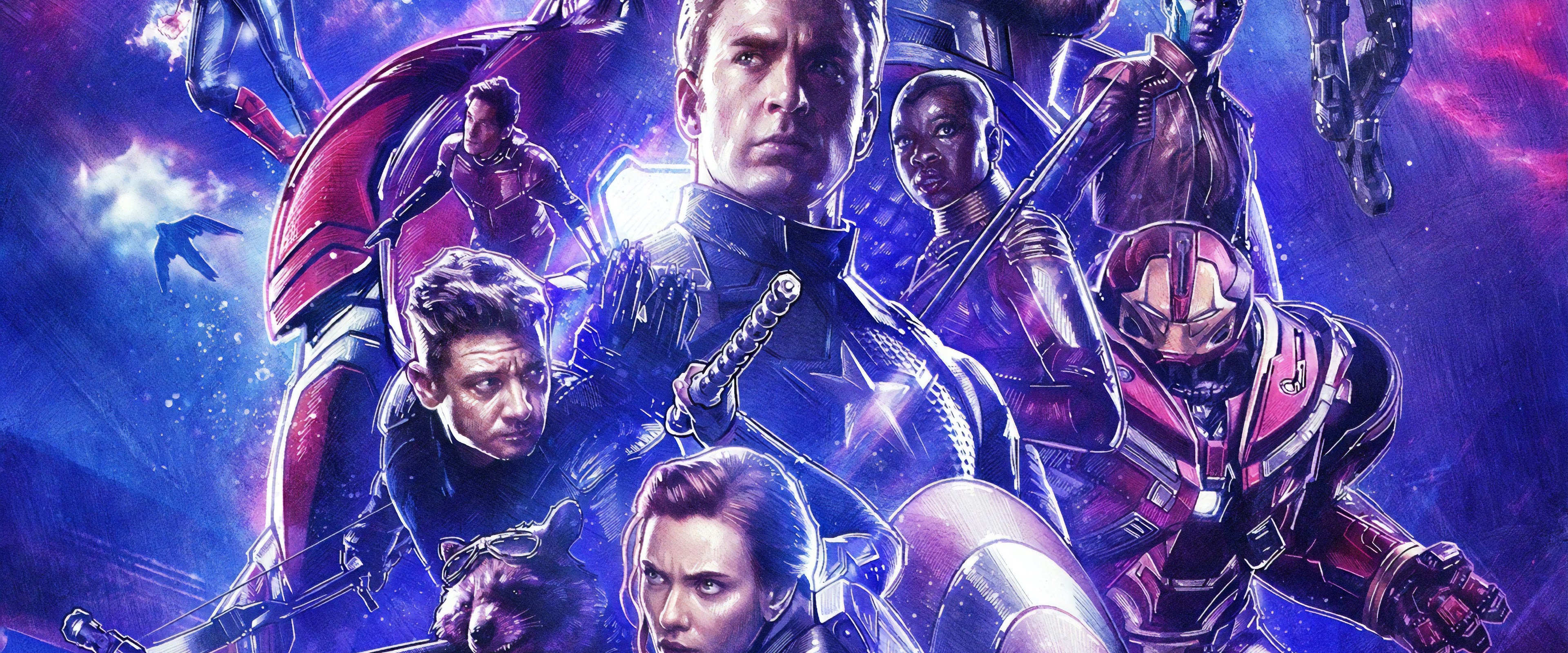Avengers Endgame Black Widow Poster Art Wallpapers