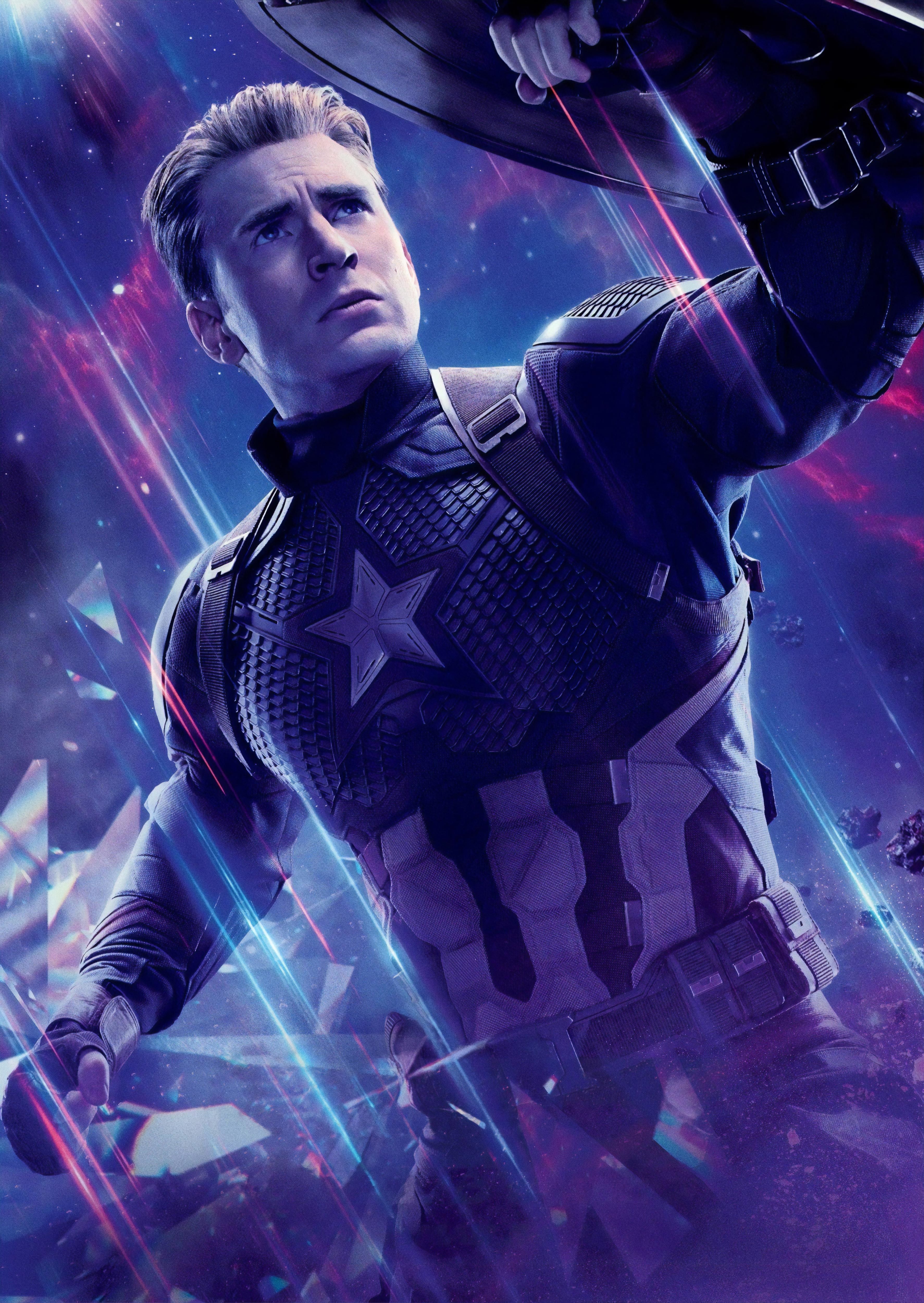 Avengers Endgame Captain America Poster Art Wallpapers