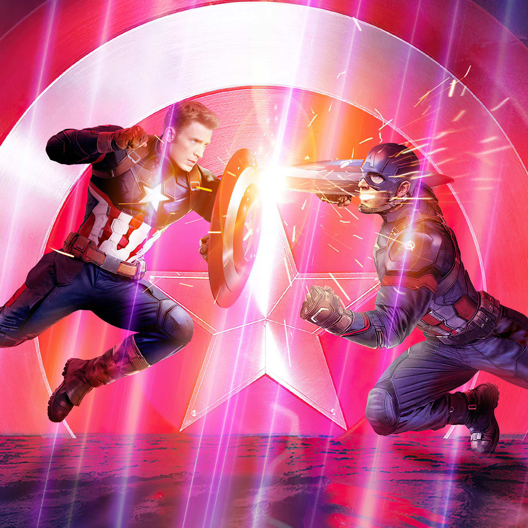 Avengers Endgame Captain America Poster Art Wallpapers