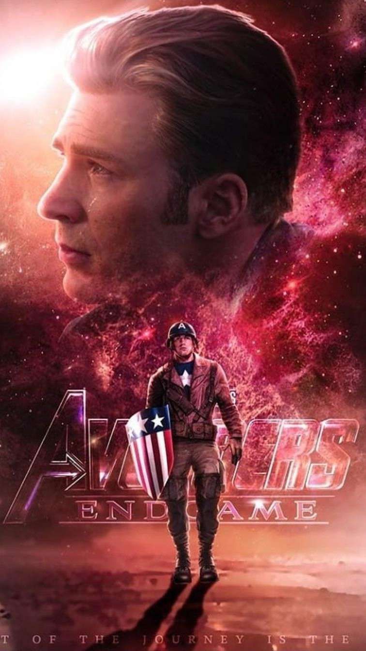 Avengers Endgame Captain America Poster Art Wallpapers