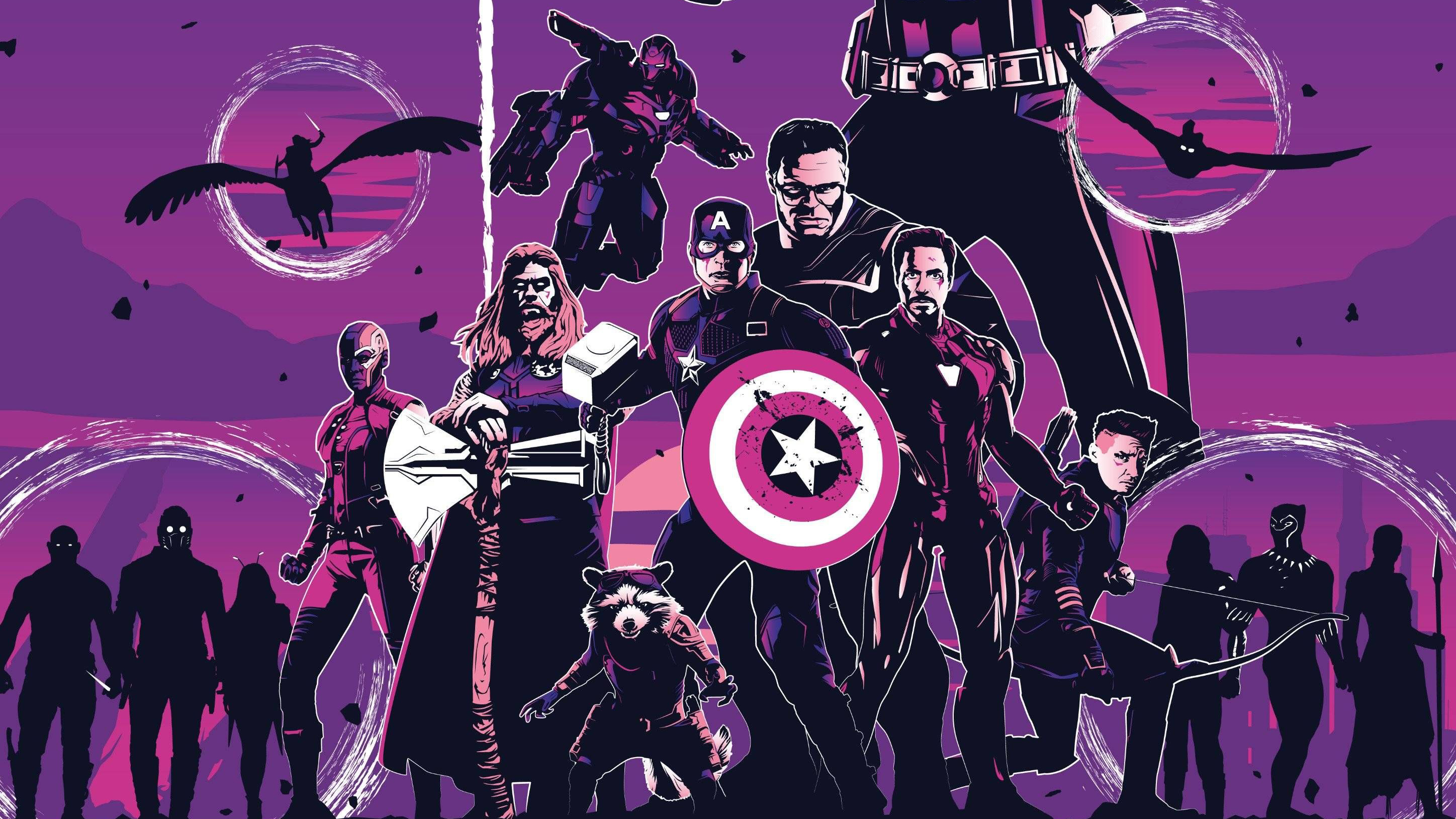 Avengers Endgame Captain America Poster Art Wallpapers